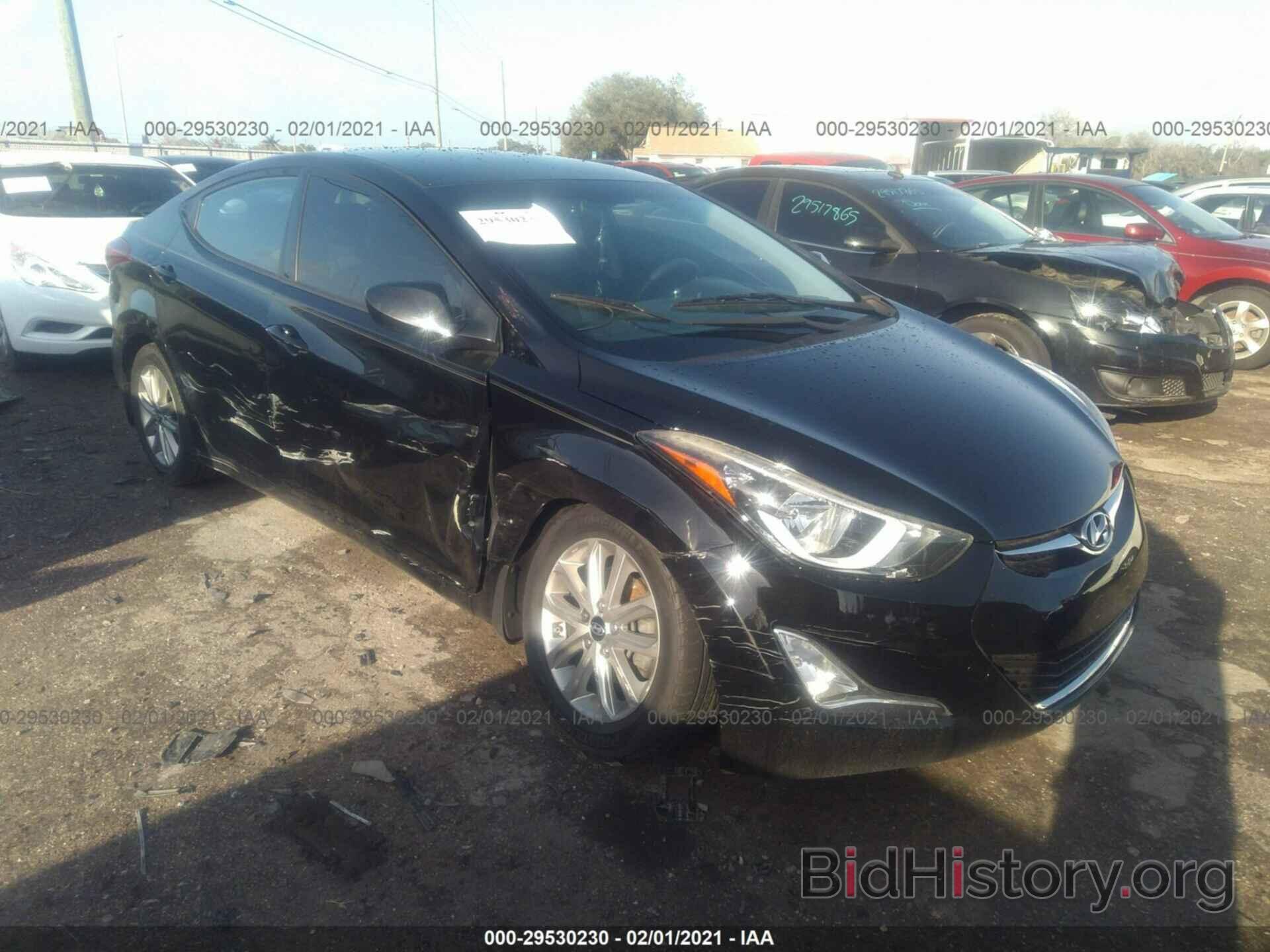 Photo KMHDH4AE2GU588560 - HYUNDAI ELANTRA 2016