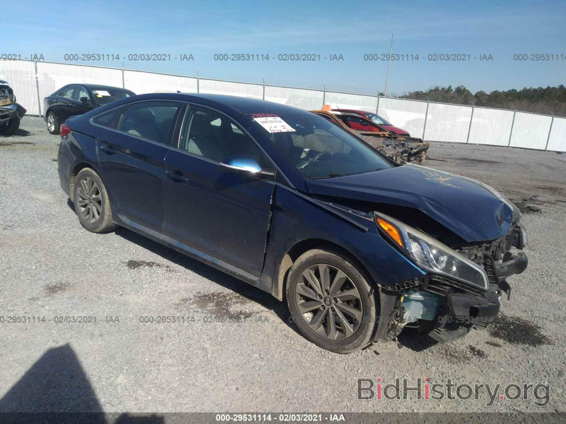 Photo 5NPE34AFXGH262046 - HYUNDAI SONATA 2016