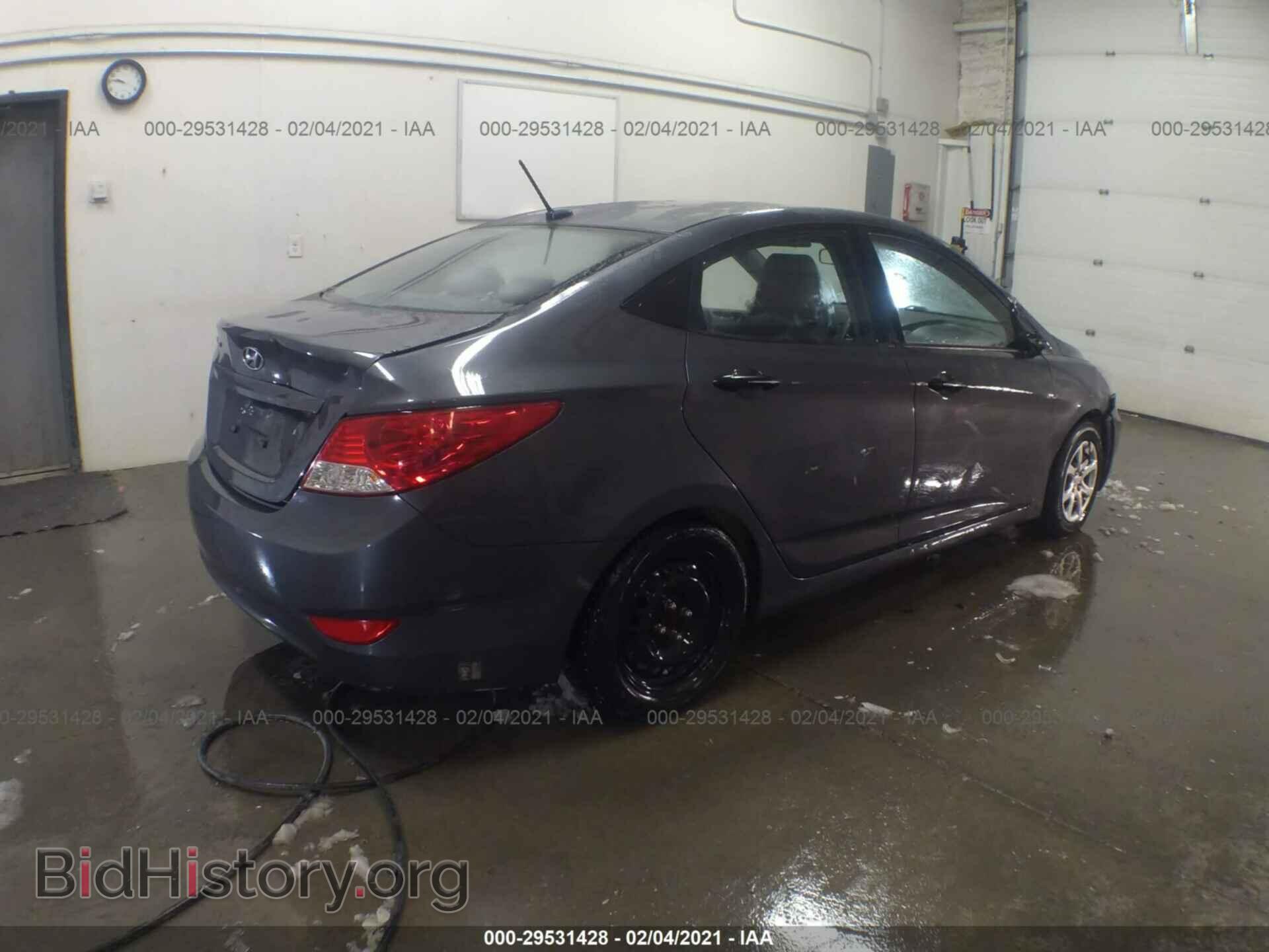 2012 HYUNDAI ACCENT - VIN: KMHCT4AE2CU074292 - Фото 4