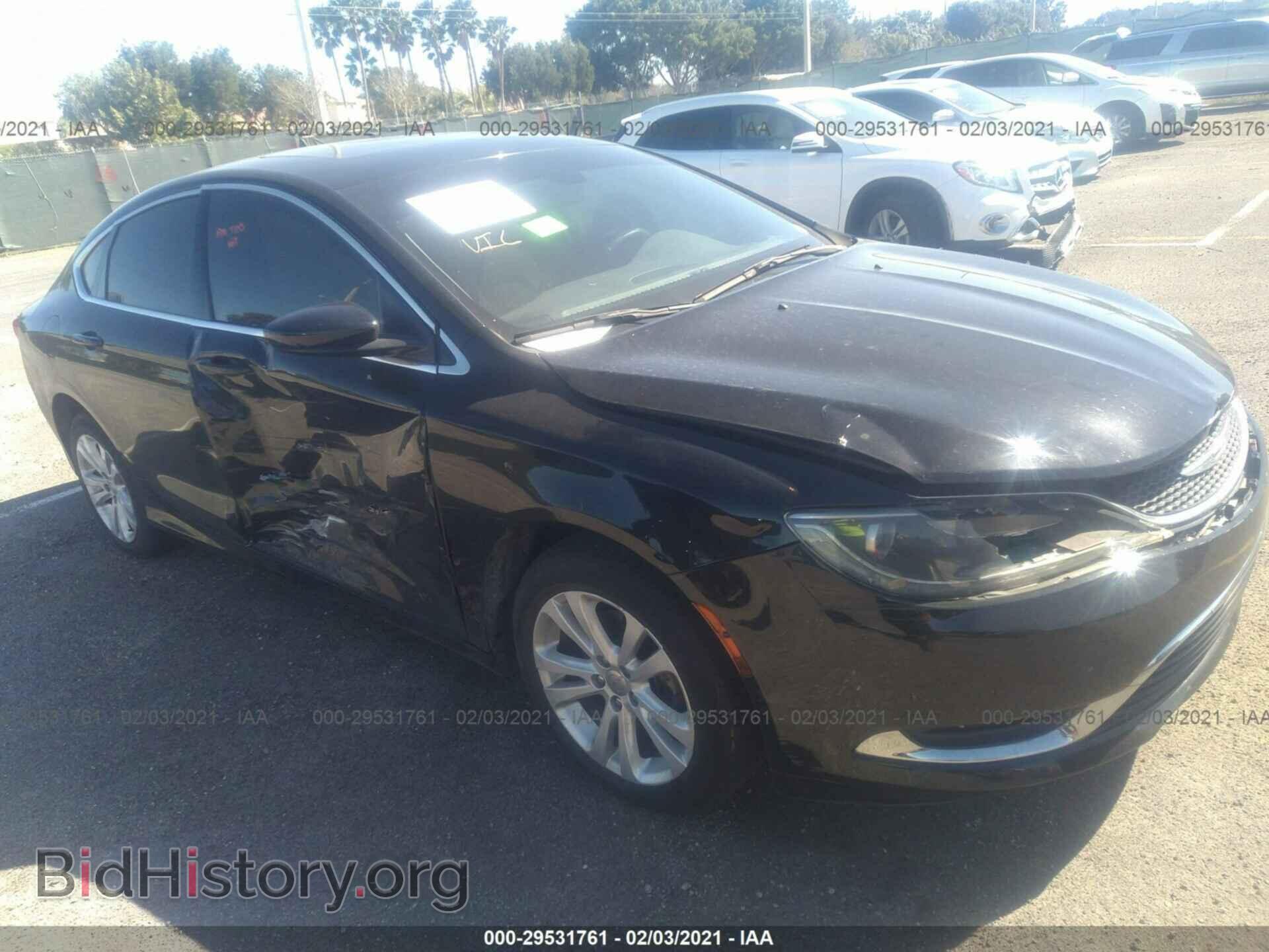 Фотография 1C3CCCAB5GN101610 - CHRYSLER 200 2016