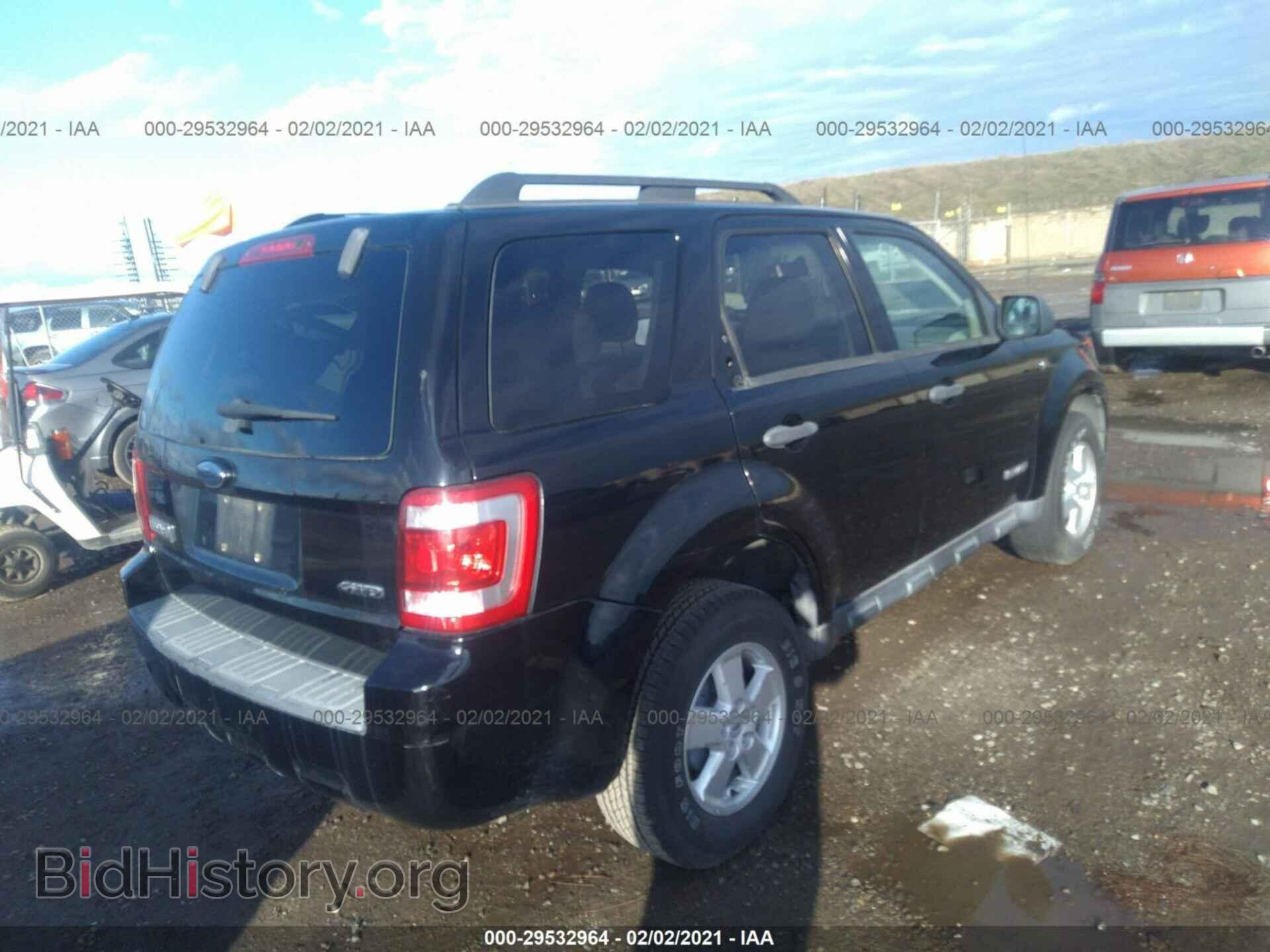 2008 FORD ESCAPE - VIN: 1FMCU93158KD40508 - Фото 4