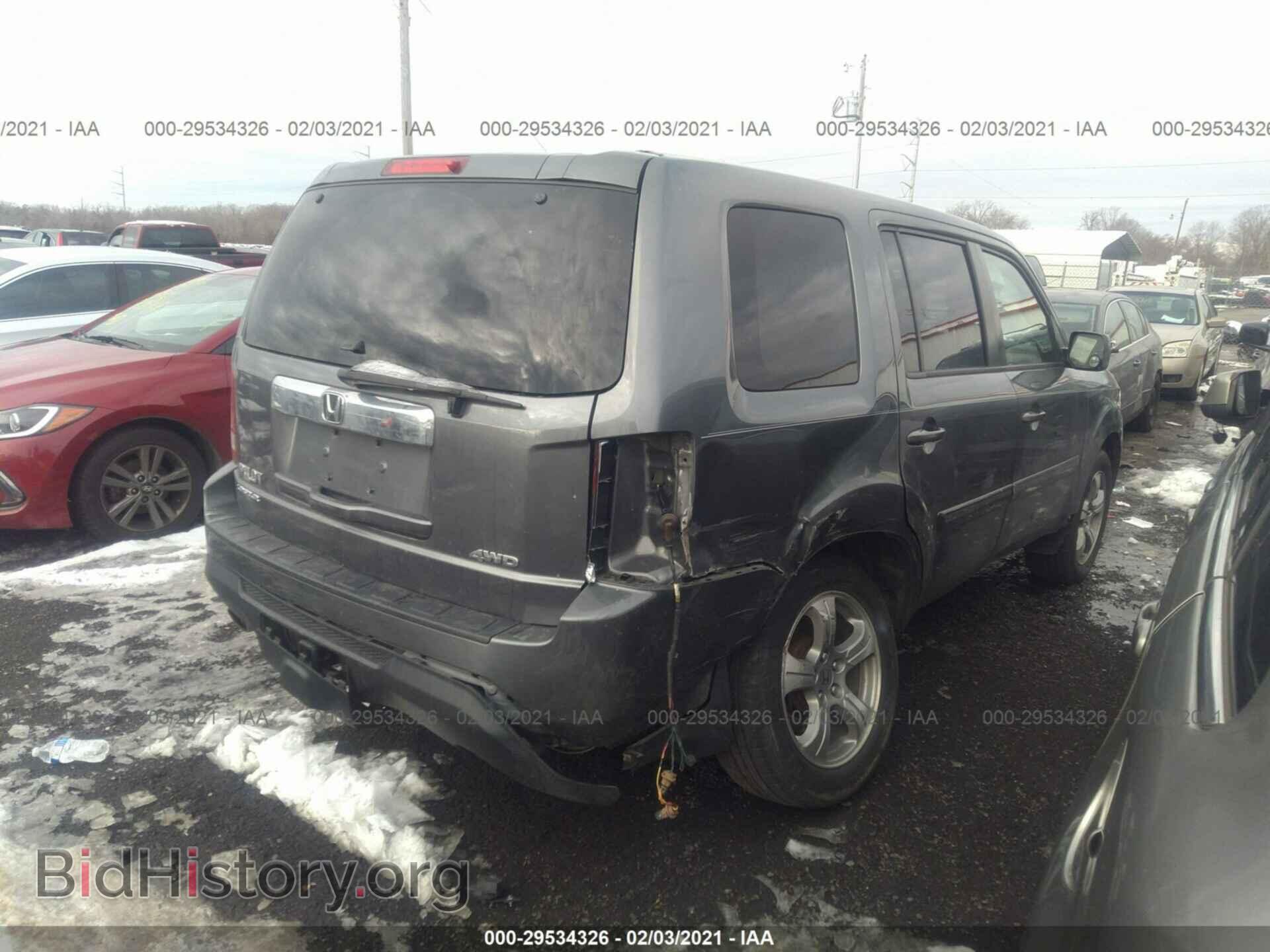 2012 HONDA PILOT - VIN: 5FNYF4H43CB044953 - Фото 4