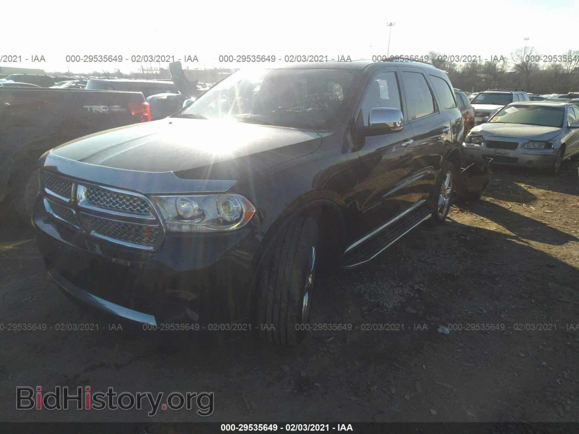 2012 DODGE DURANGO - VIN: 1C4RDJEG8CC337624 - Фото 2