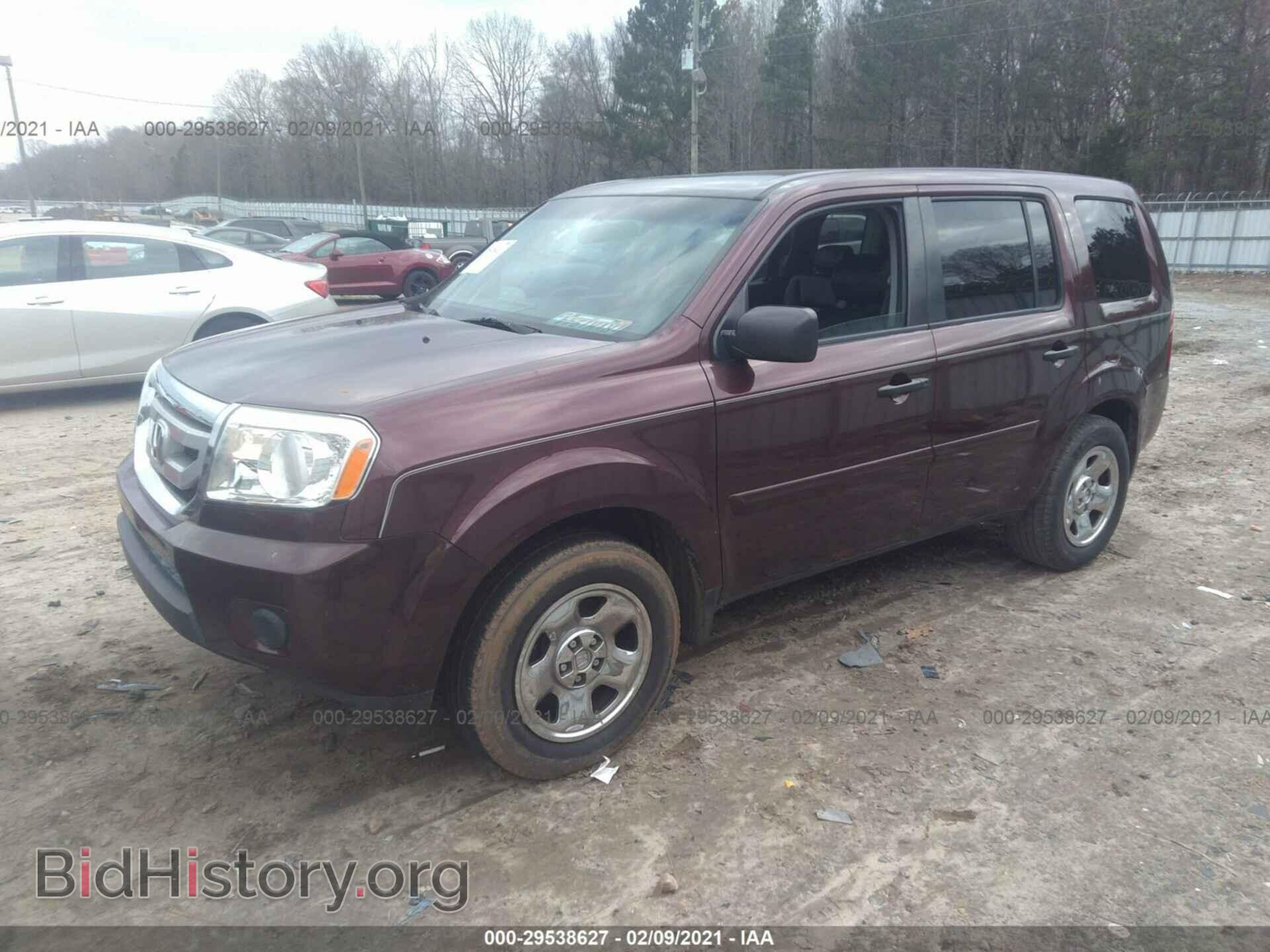 2011 HONDA PILOT - VIN: 5FNYF3H21BB027835 - Фото 2