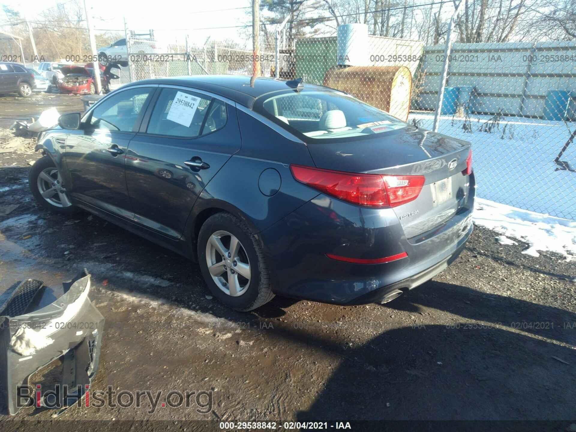 2015 KIA OPTIMA - VIN: KNAGM4A77F5526995 - Фото 3