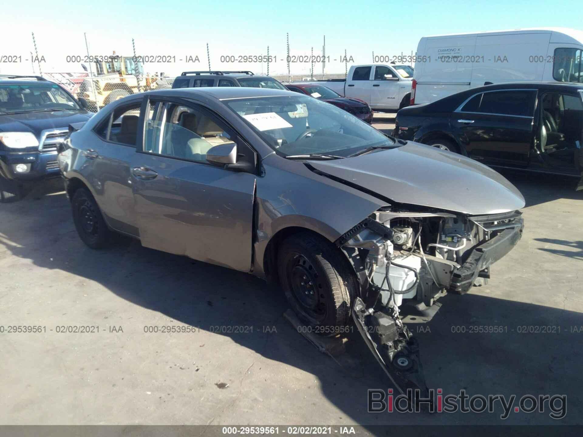 Photo 2T1BURHEXGC493767 - TOYOTA COROLLA 2016