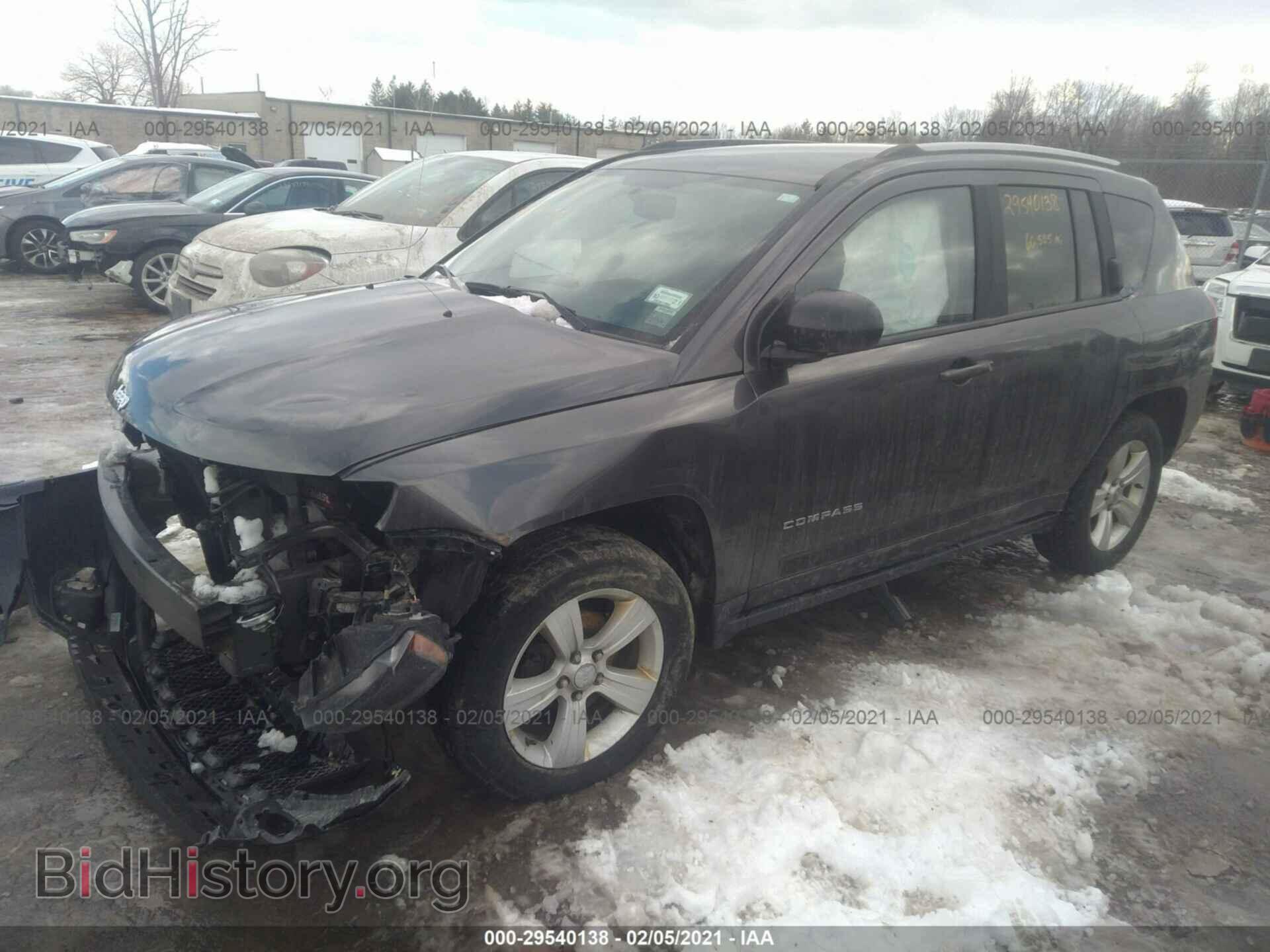 2016 JEEP COMPASS - VIN: 1C4NJDBB1GD686836 - Фото 2