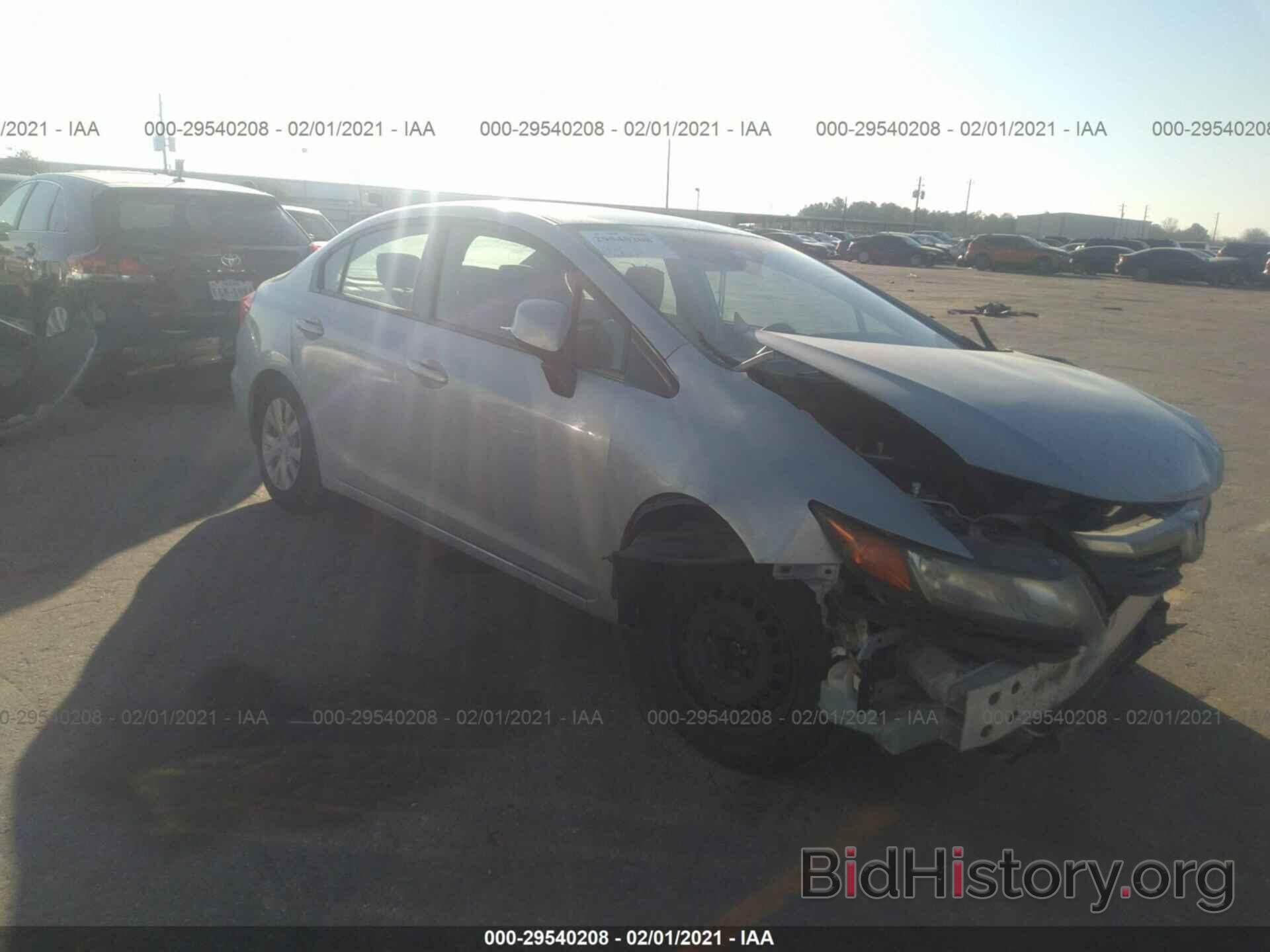 Photo 2HGFB2F58CH572311 - HONDA CIVIC SDN 2012