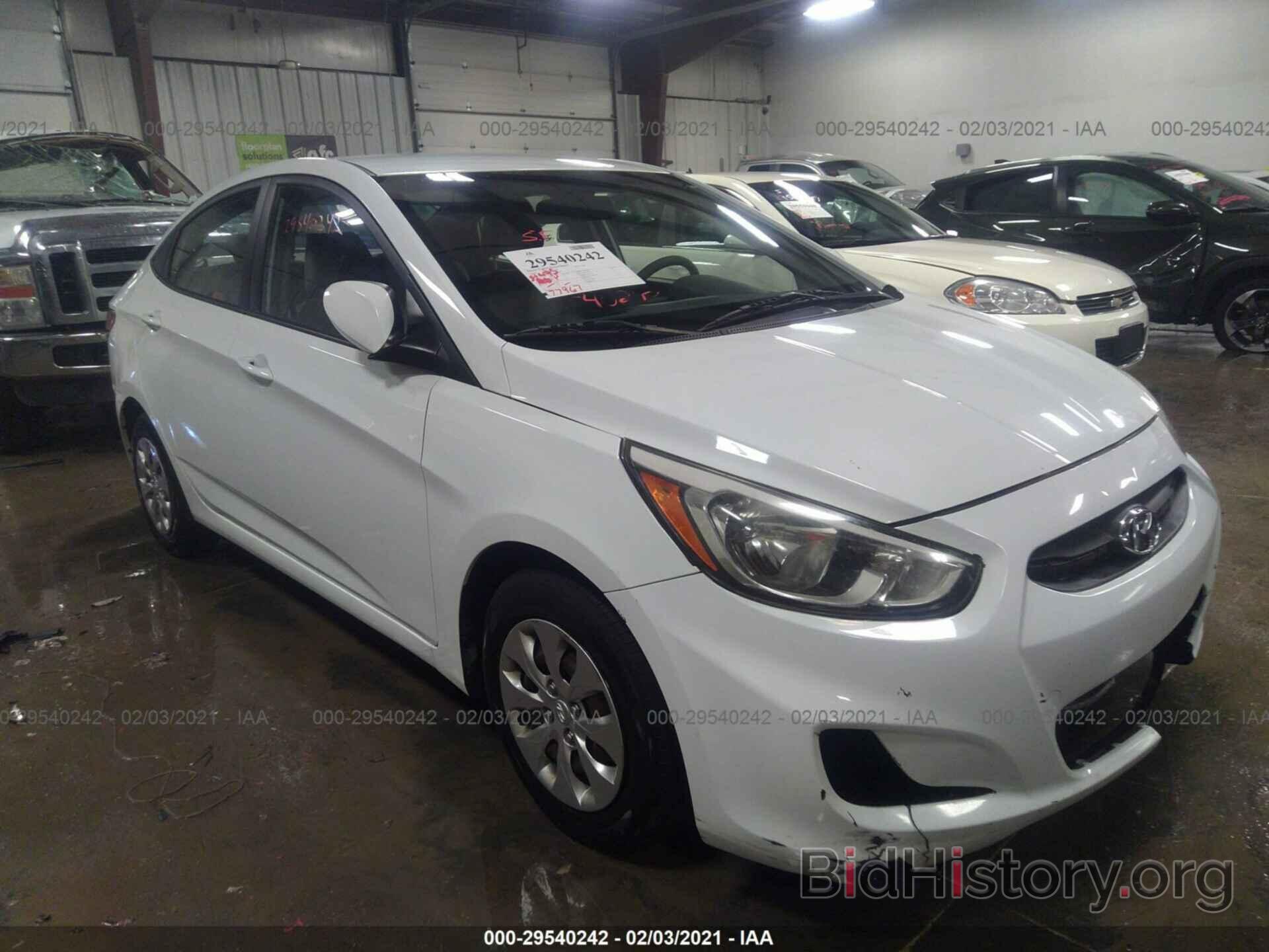 Фотография KMHCT4AE0GU036341 - HYUNDAI ACCENT 2016