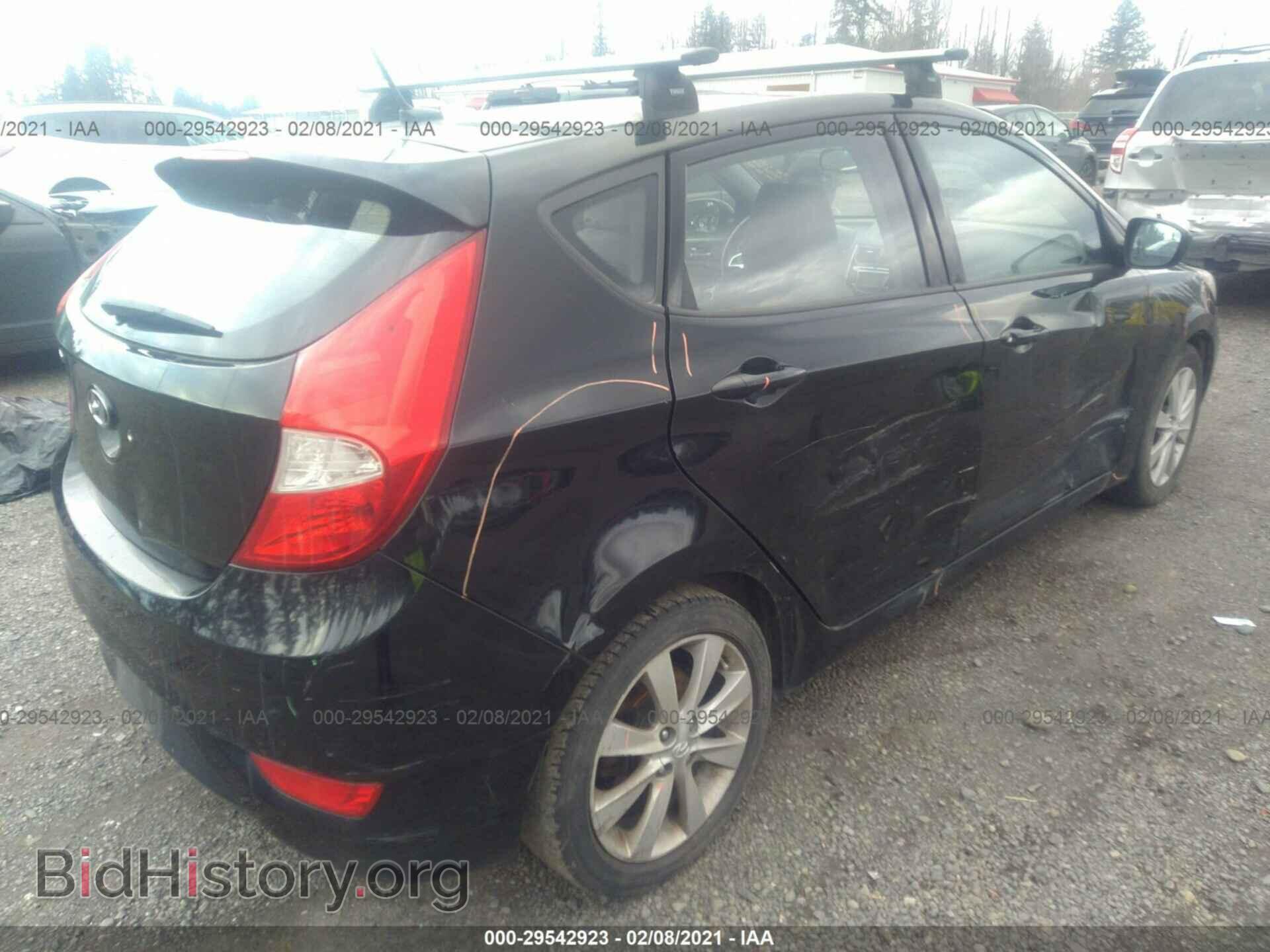 2012 HYUNDAI ACCENT - VIN: KMHCU5AEXCU023738 - Фото 4