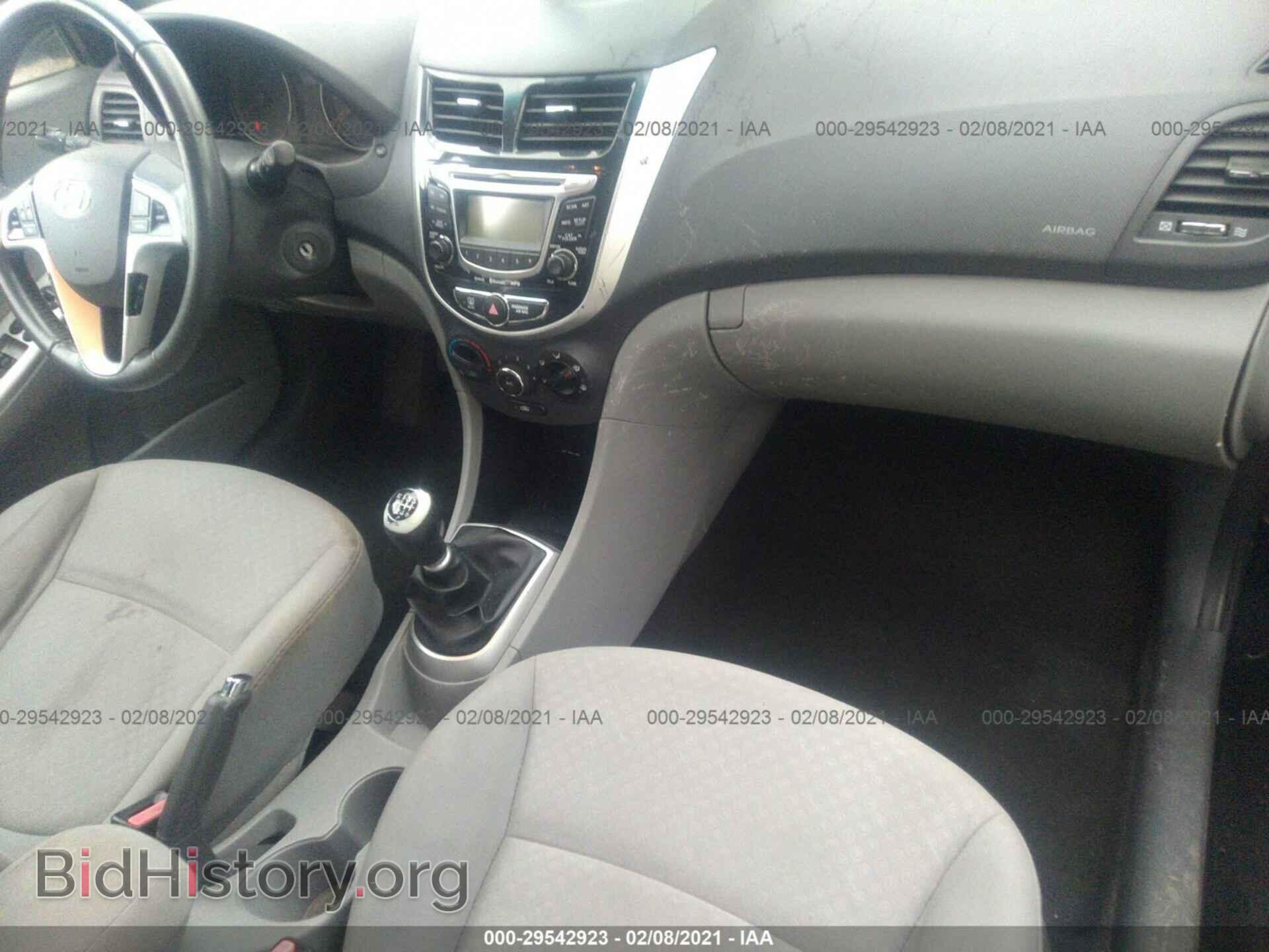 2012 HYUNDAI ACCENT - VIN: KMHCU5AEXCU023738 - Фото 5