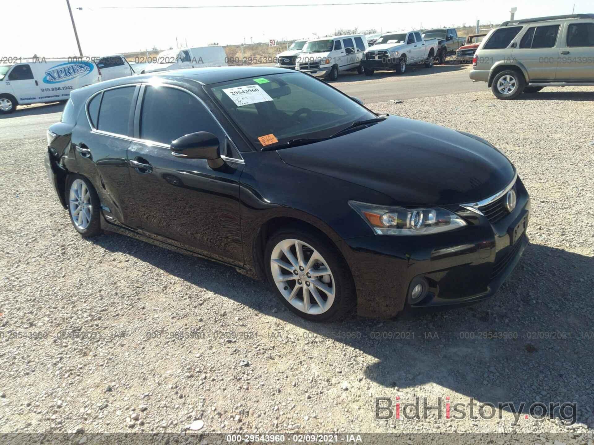 Photo JTHKD5BH5D2128949 - LEXUS CT 200H 2013