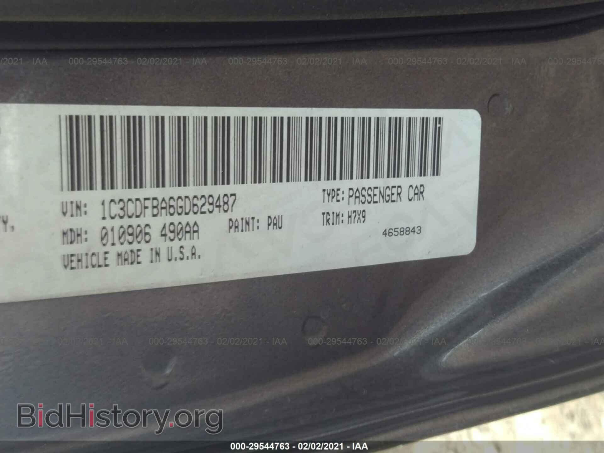 2016 DODGE DART - VIN: 1C3CDFBA6GD629487 - Photo 9