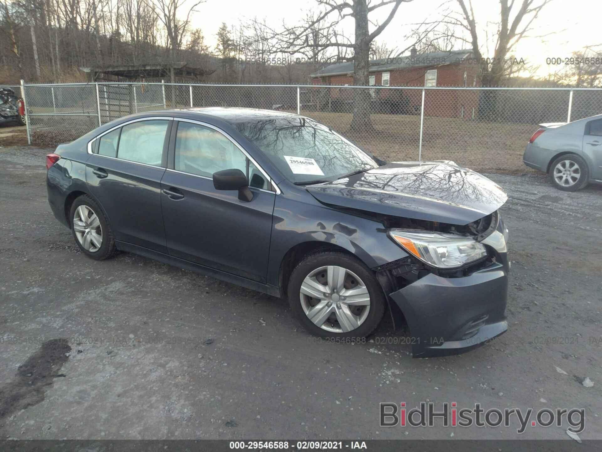 Photo 4S3BNAA6XG3019604 - SUBARU LEGACY 2016