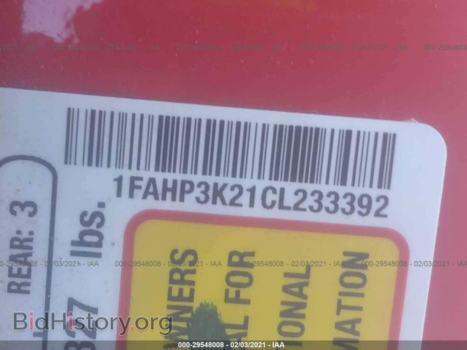 2012 FORD FOCUS - VIN: 1FAHP3K21CL233392 - Photo 9