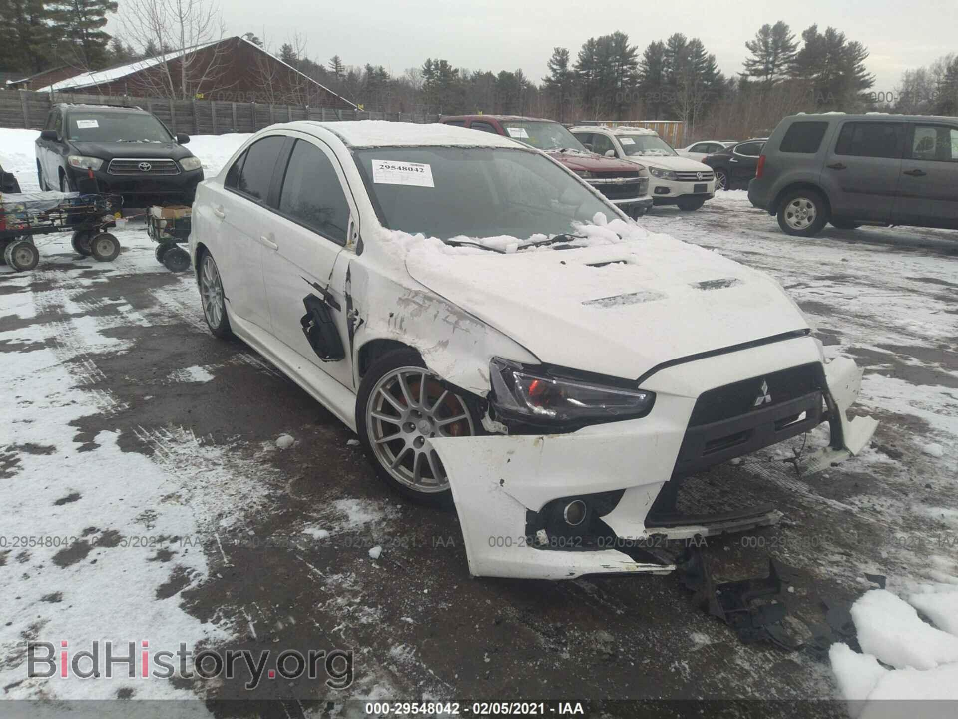 Photo JA32W8FVXCU008286 - MITSUBISHI LANCER EVOLUTION 2012