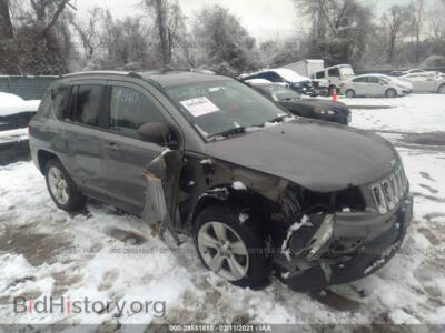 2012 Jeep COMPASS Sport, green — VIN 1C4NJDBB2CD666573, IAAI