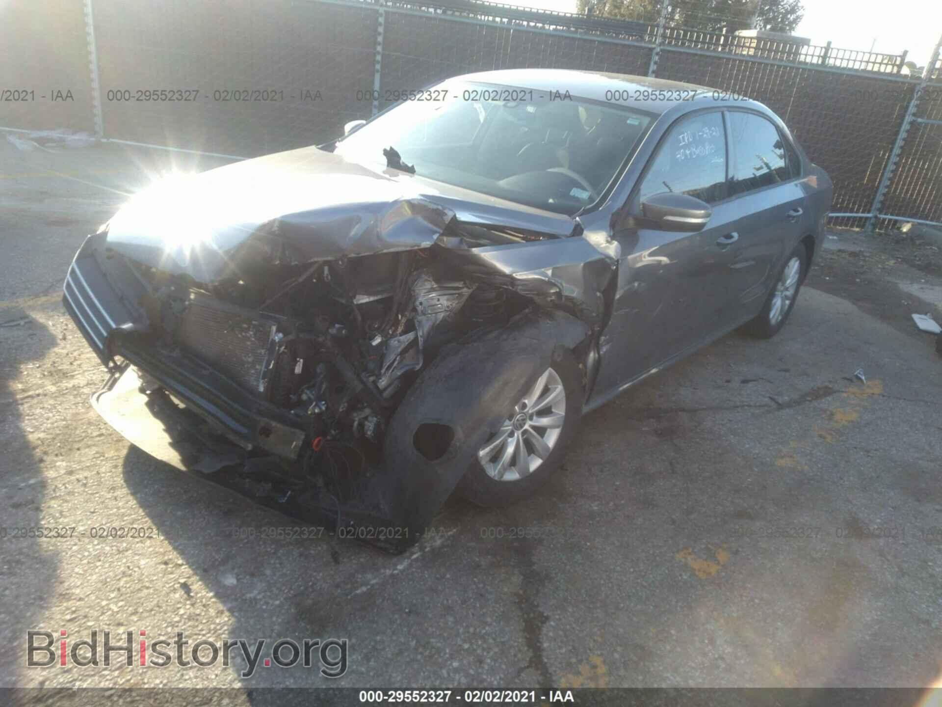 2014 VOLKSWAGEN PASSAT - VIN: 1VWAT7A32EC094477 - Фото 2