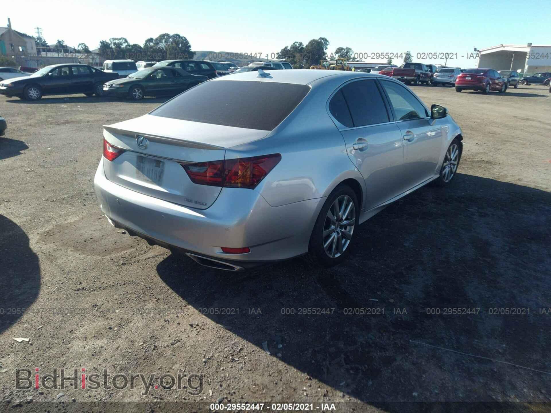 2013 LEXUS GS 350 - VIN: JTHBE1BL5D5023224 - Фото 4