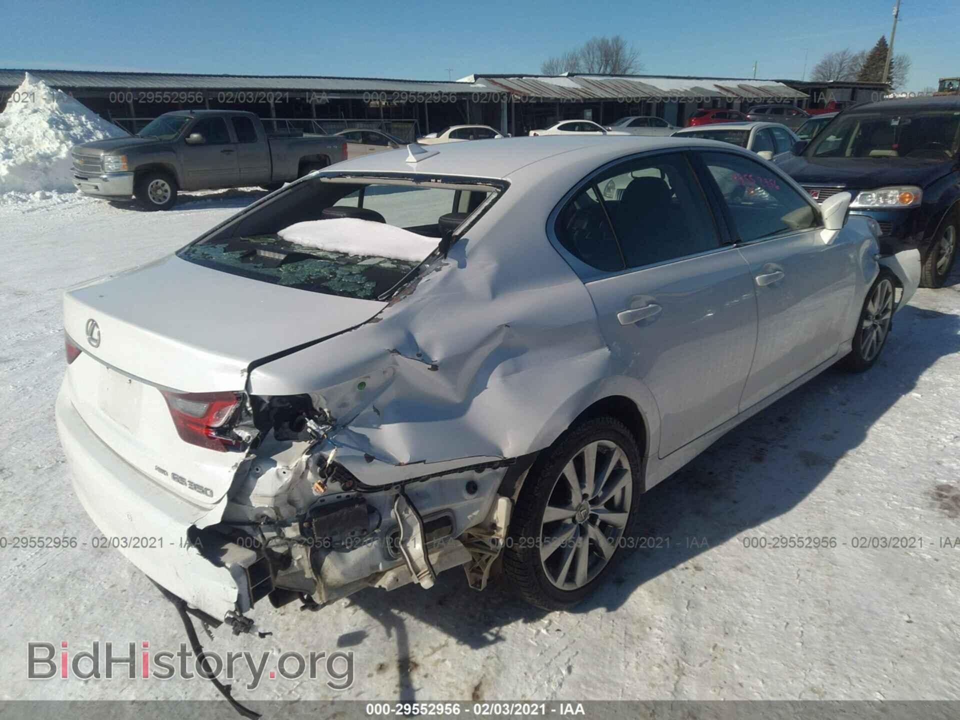 2013 LEXUS GS 350 - VIN: JTHCE1BL9D5008150 - Фото 4