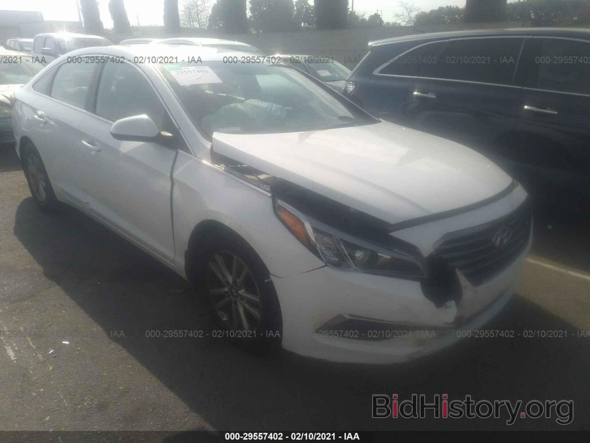 Photo 5NPE24AF7GH433225 - HYUNDAI SONATA 2016