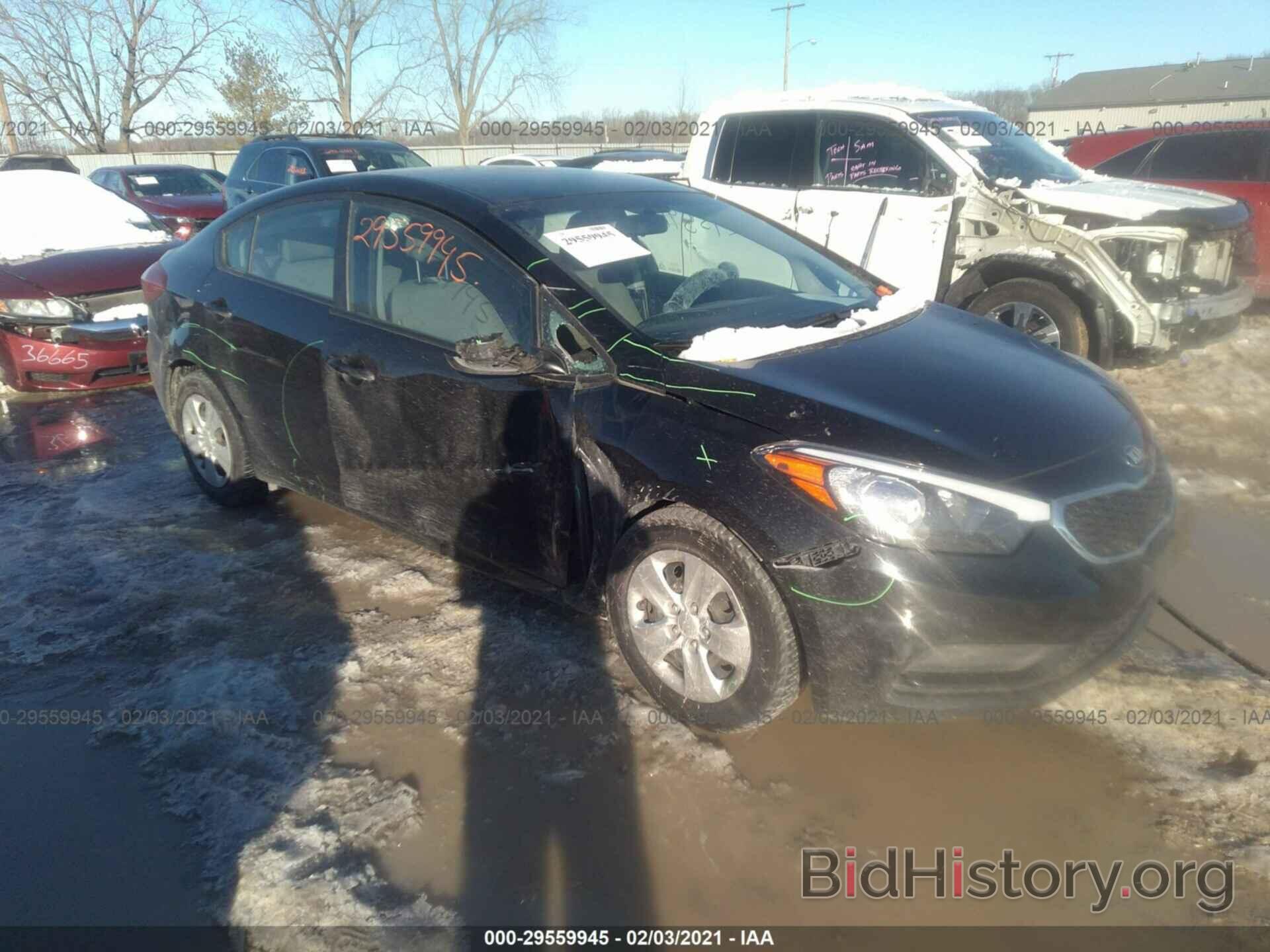 Photo KNAFK4A67G5612124 - KIA FORTE 2016