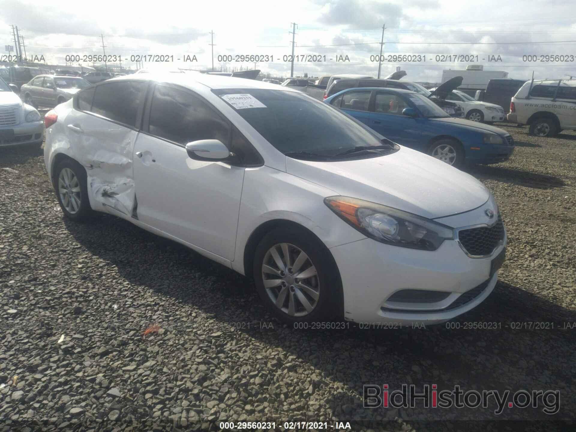 Photo KNAFX4A64G5440149 - KIA FORTE 2016