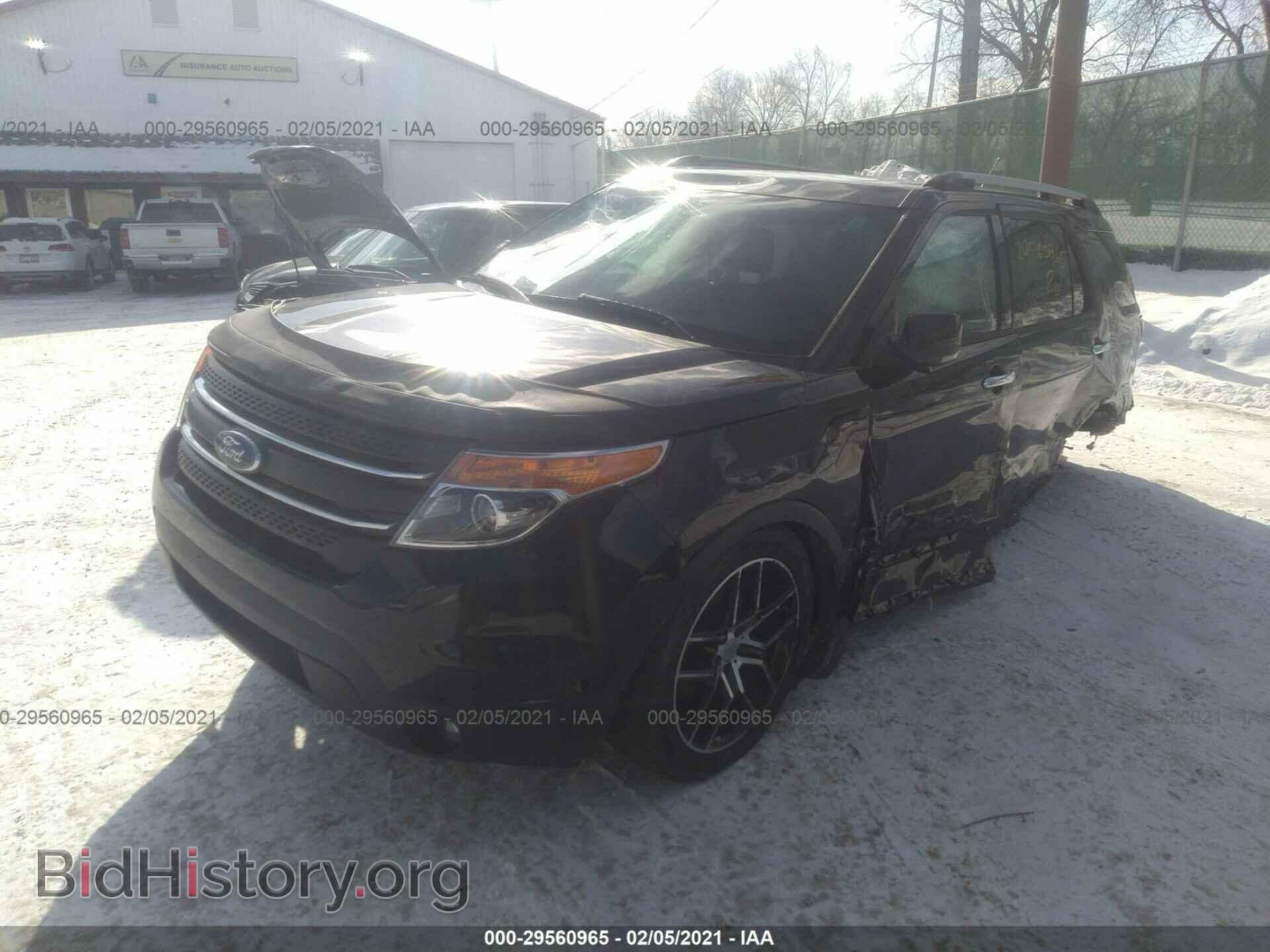 2013 FORD EXPLORER - VIN: 1FM5K8D8XDGA92502 - Фото 2