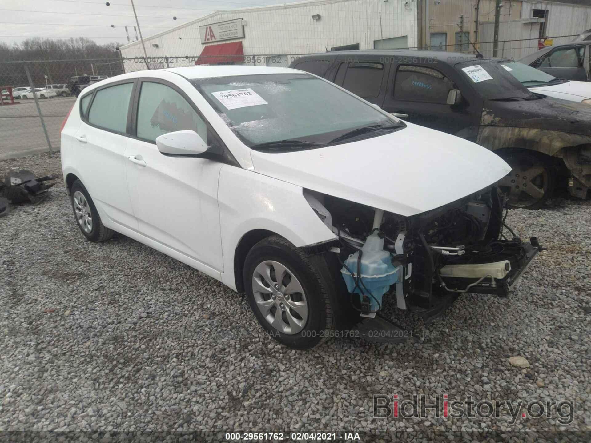 Photo KMHCT5AE3FU213534 - HYUNDAI ACCENT 2015