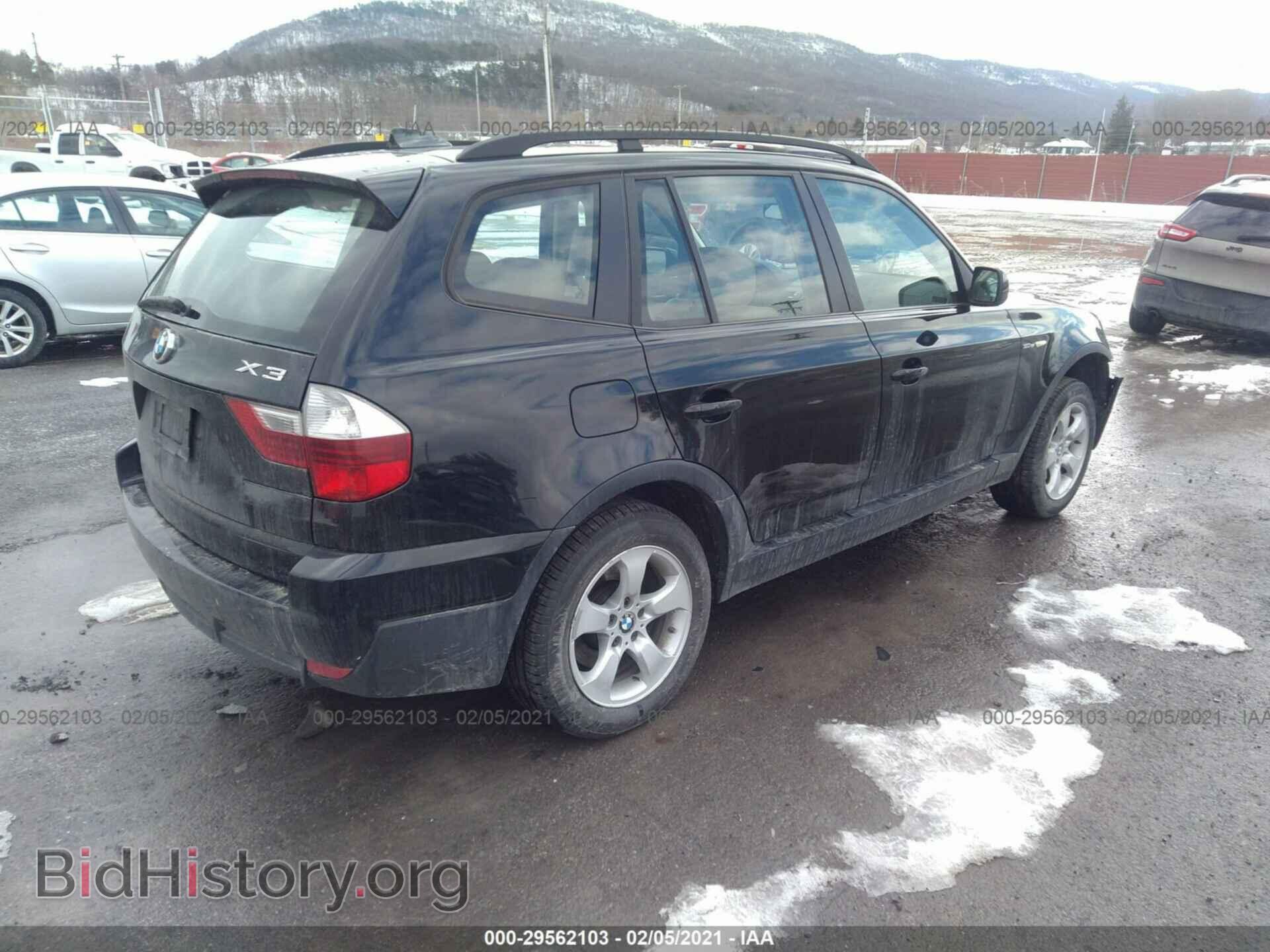 2007 BMW X3 - VIN: WBXPC93467WF10102 - Фото 4
