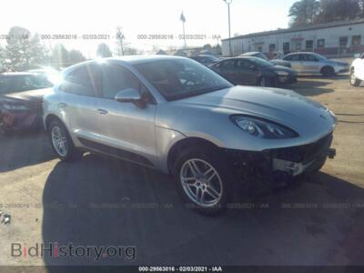 2017 Porsche MACAN, silver — VIN WP1AA2A52HLB04845, IAAI