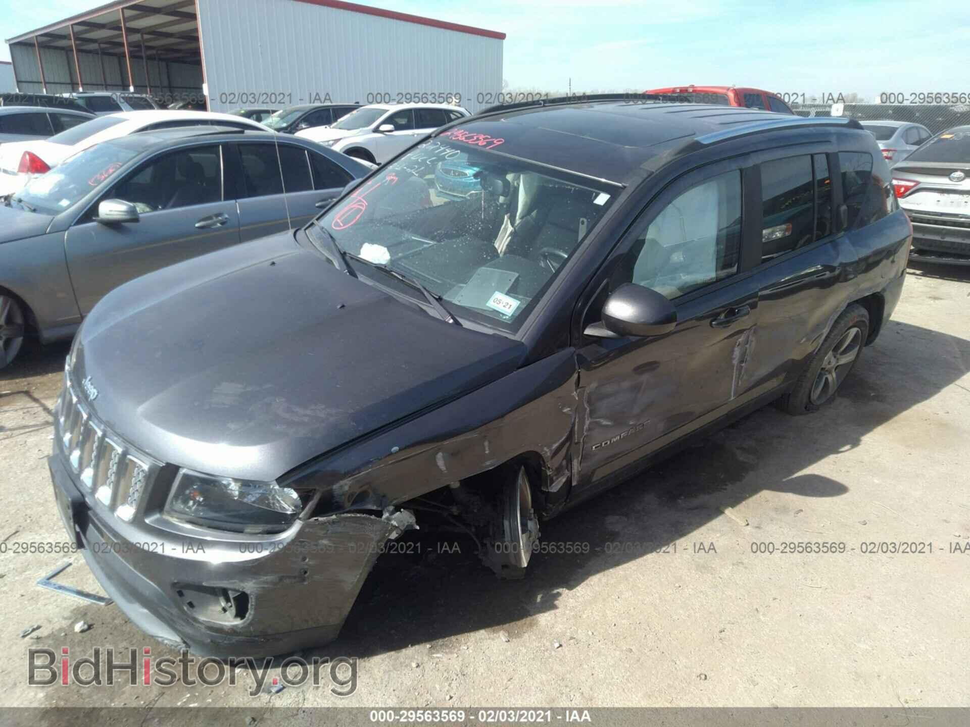2017 JEEP COMPASS - VIN: 1C4NJDEB9HD168065 - Фото 2