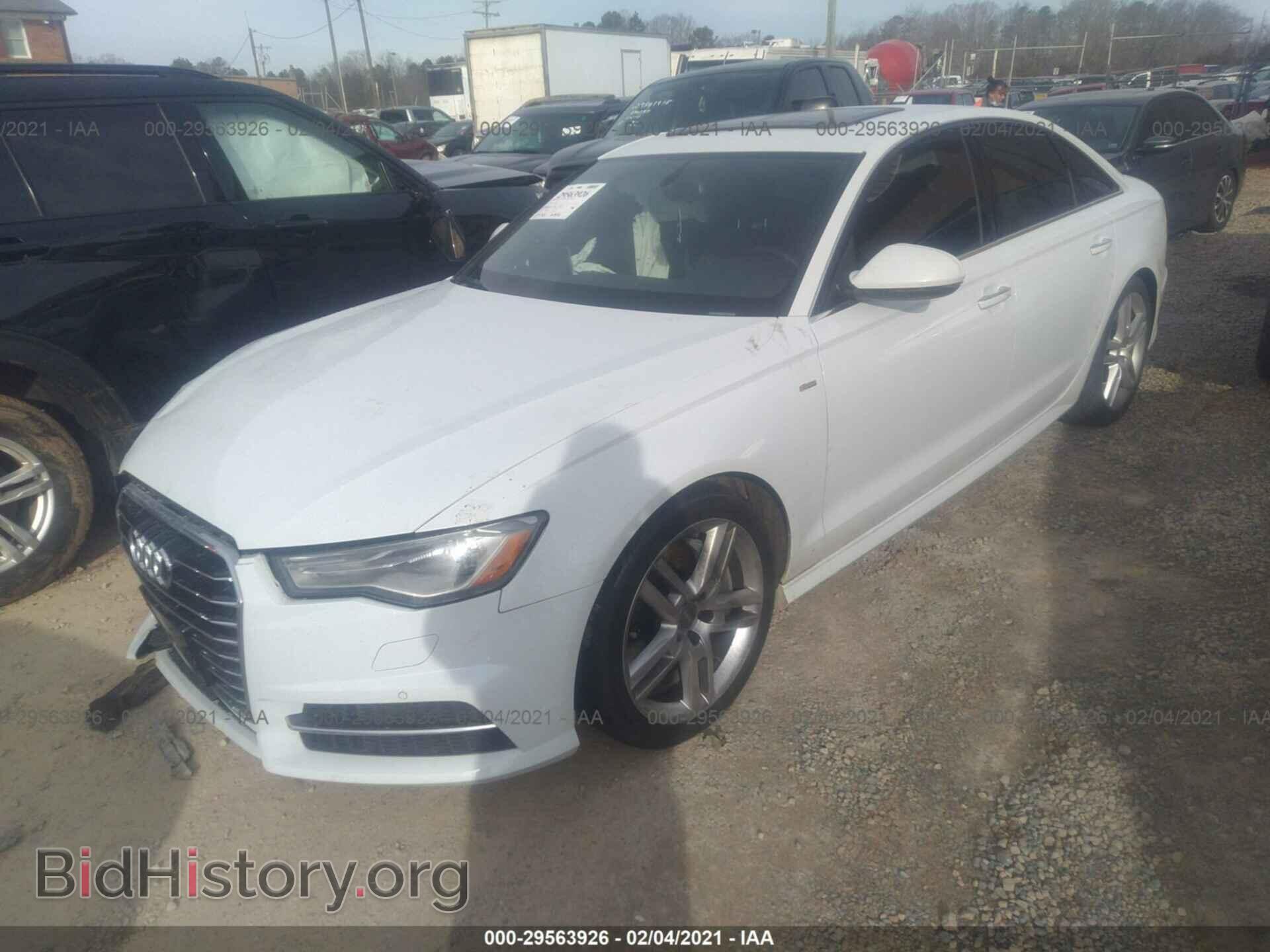 2016 AUDI A6 - VIN: WAUDFAFC4GN018535 - Фото 2