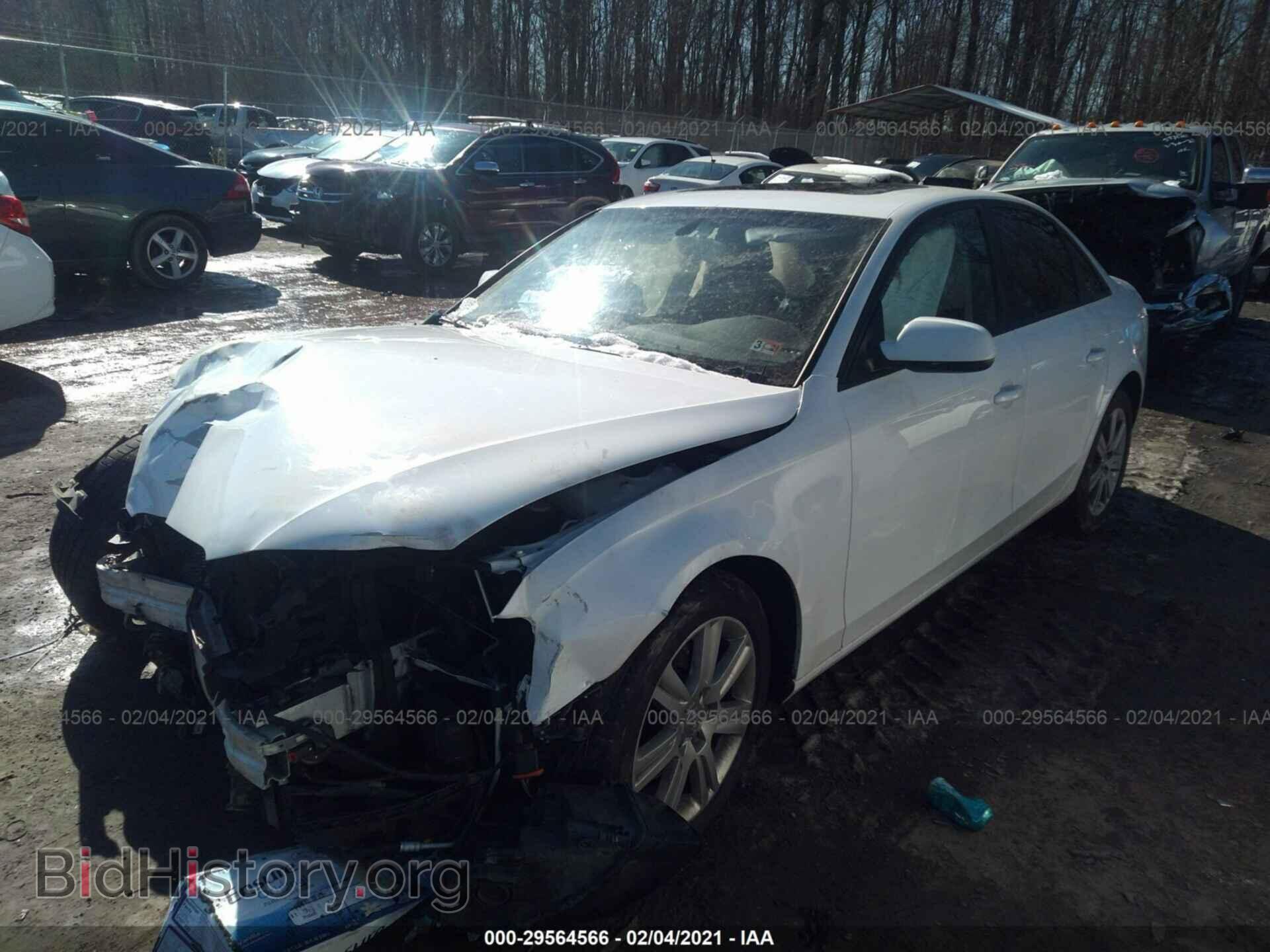 2012 AUDI A4 - VIN: WAUBFAFL6CN006677 - Фото 2