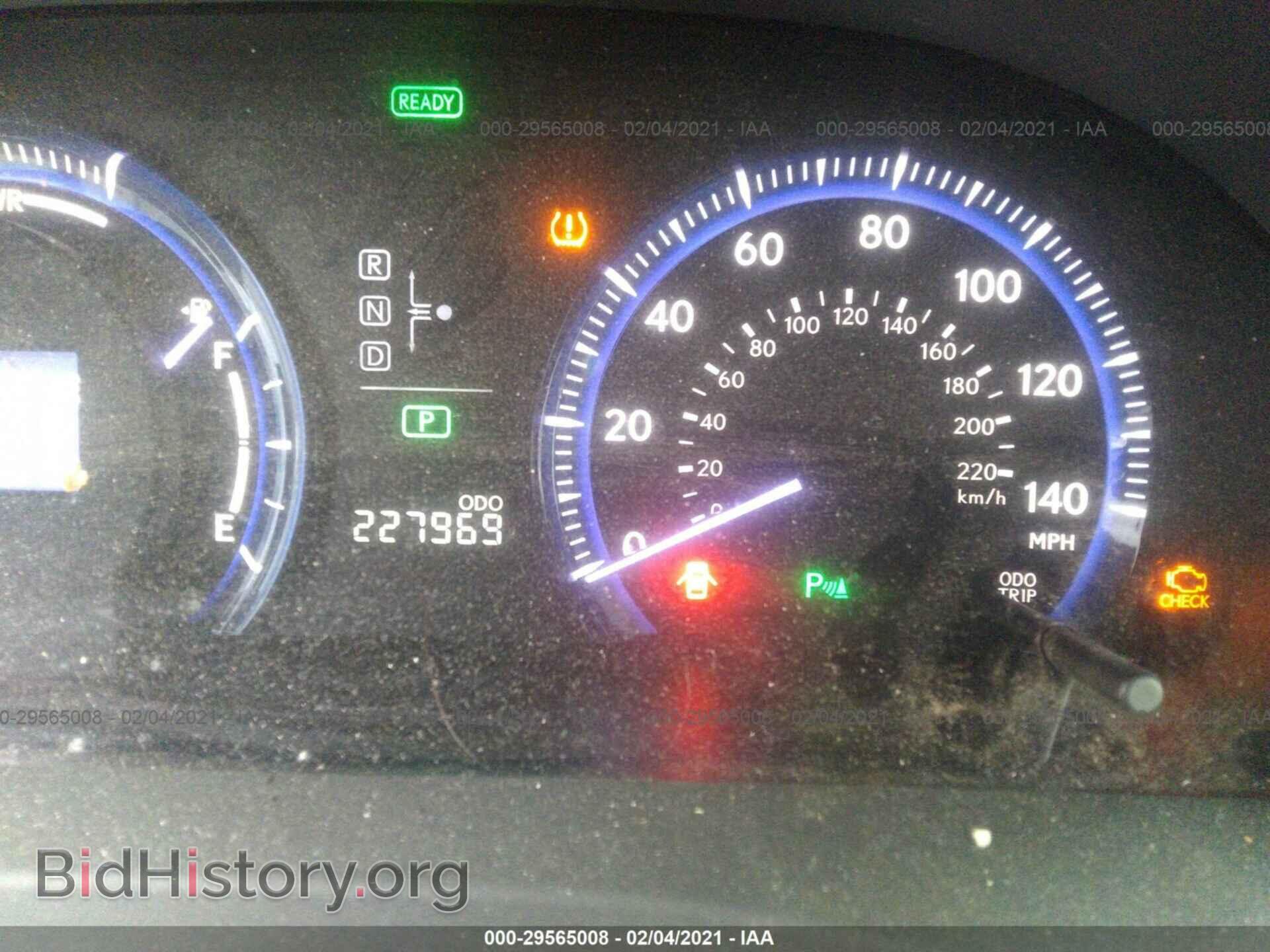 2010 LEXUS HS 250H - VIN: JTHBB1BA2A2010872 - Фото 7