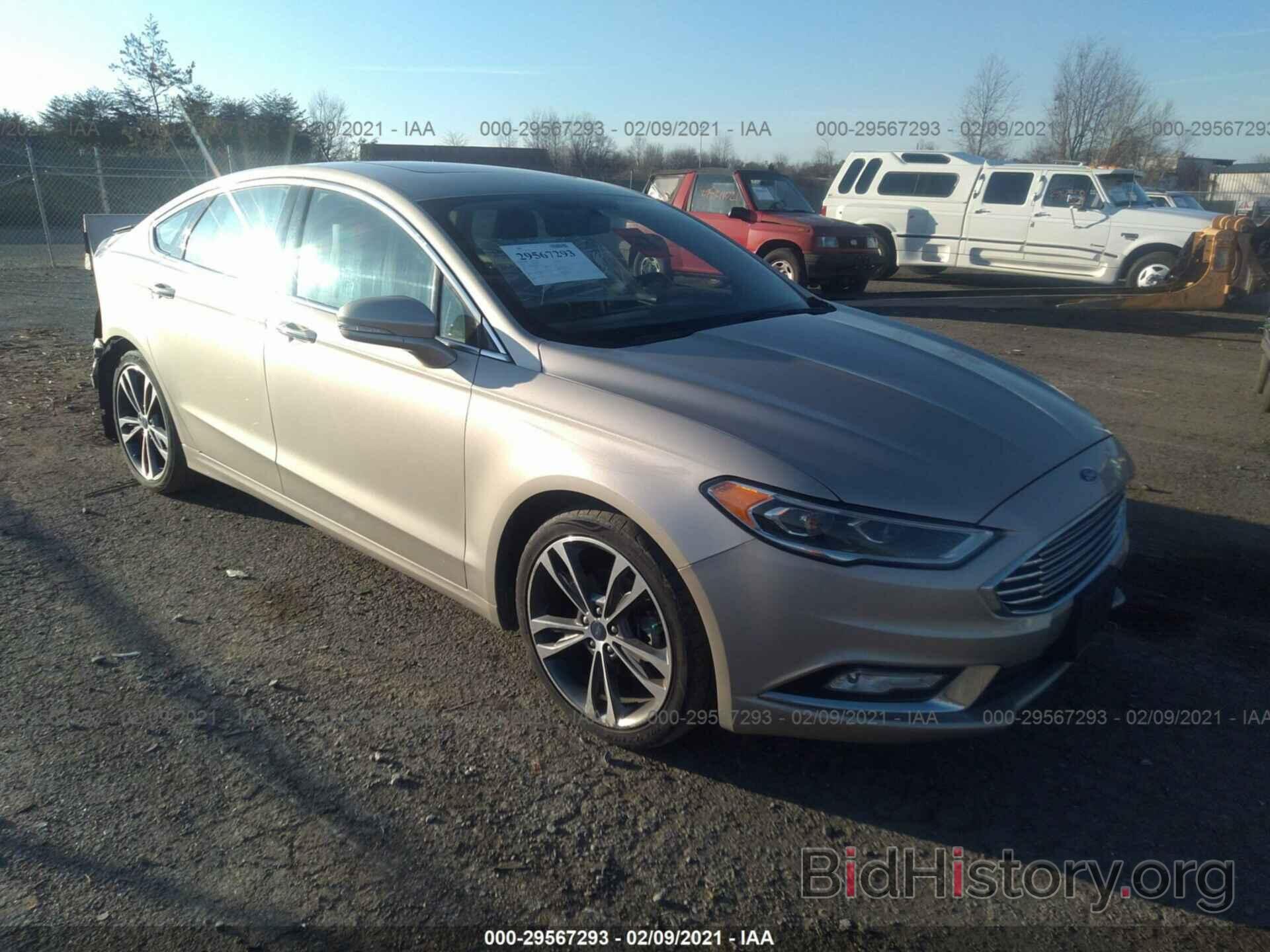 Photo 3FA6P0K9XHR103607 - FORD FUSION 2017