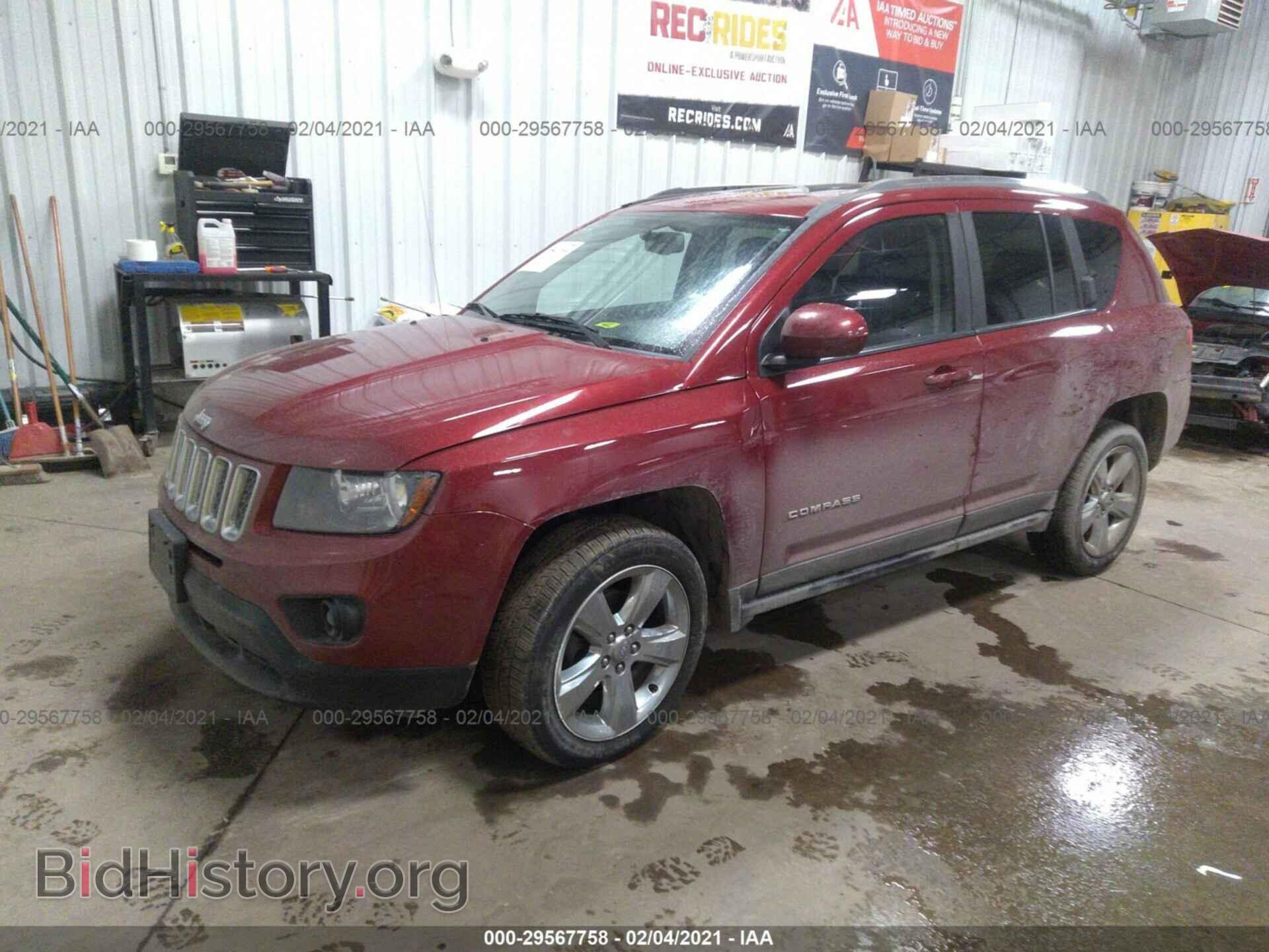 2014 JEEP COMPASS - VIN: 1C4NJDEB1ED617542 - Фото 2