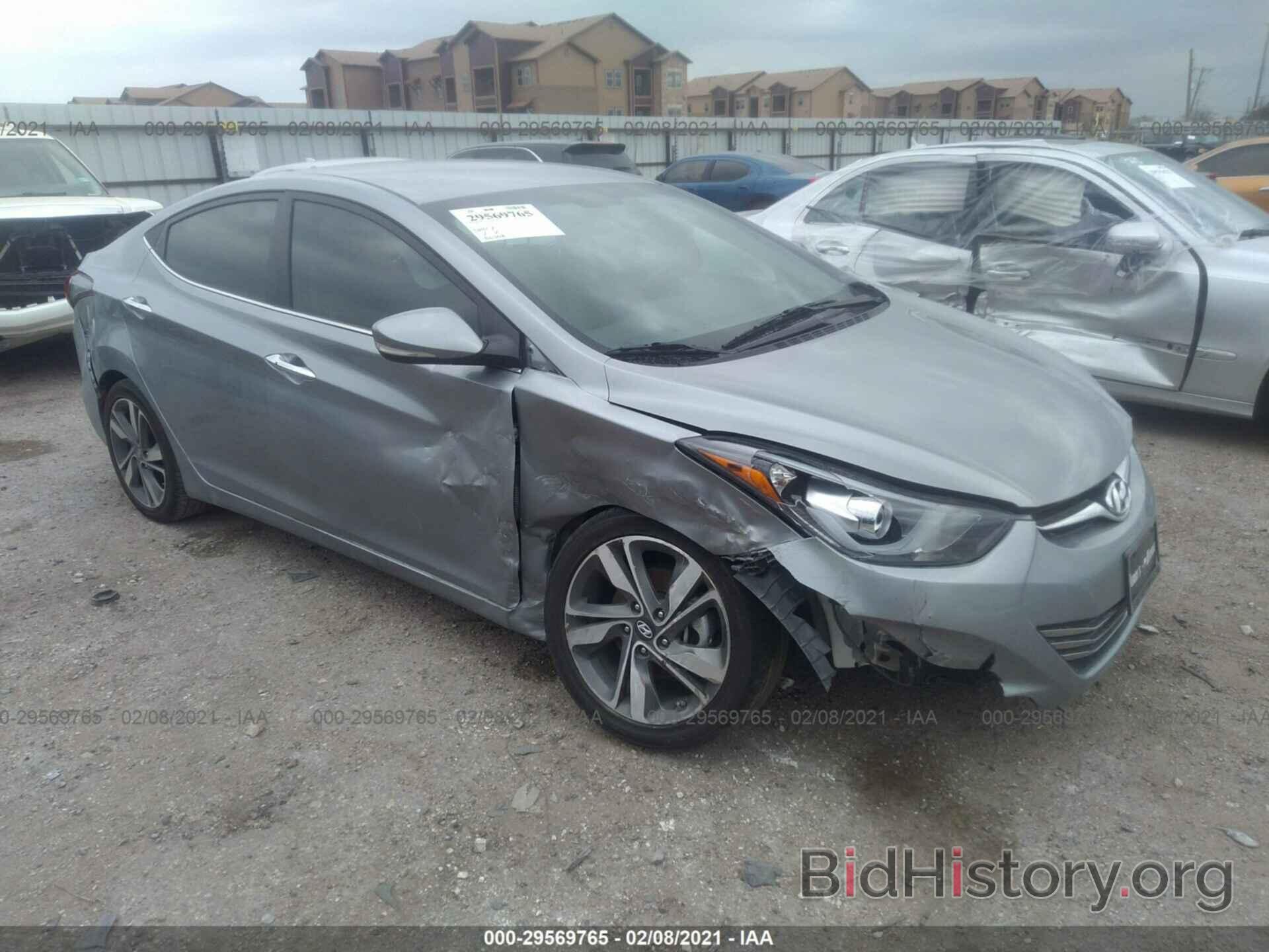 Photo 5NPDH4AE5GH674508 - HYUNDAI ELANTRA 2016