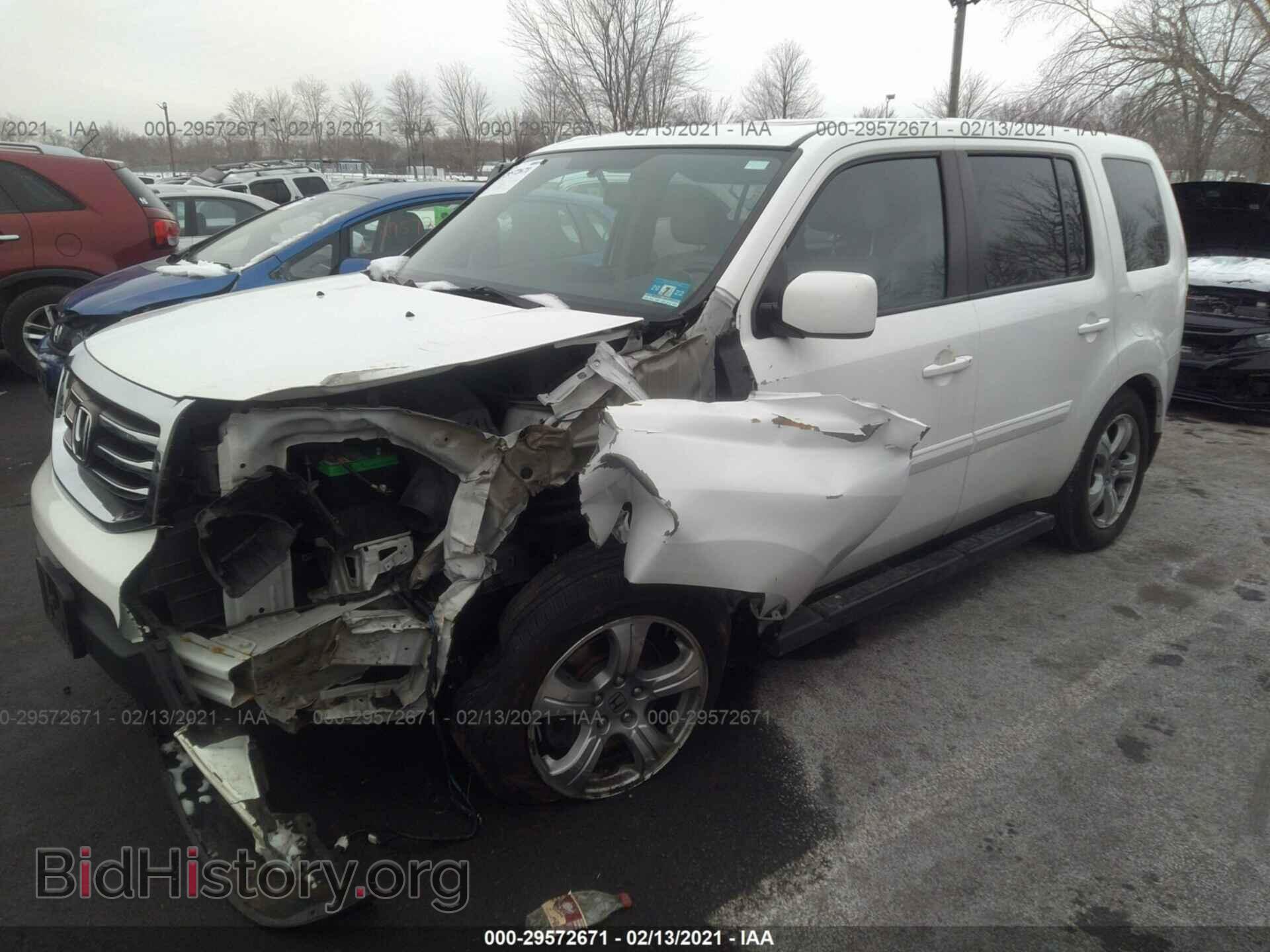 2013 HONDA PILOT - VIN: 5FNYF4H75DB043542 - Фото 2
