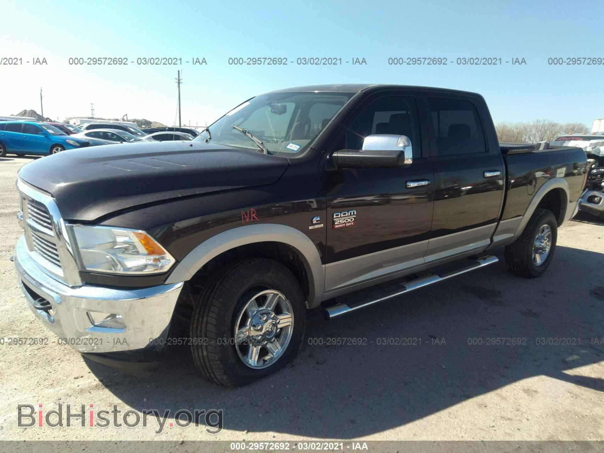 2010 DODGE RAM 2500 - VIN: 3D7UT2CL9AG122952 - Фото 2
