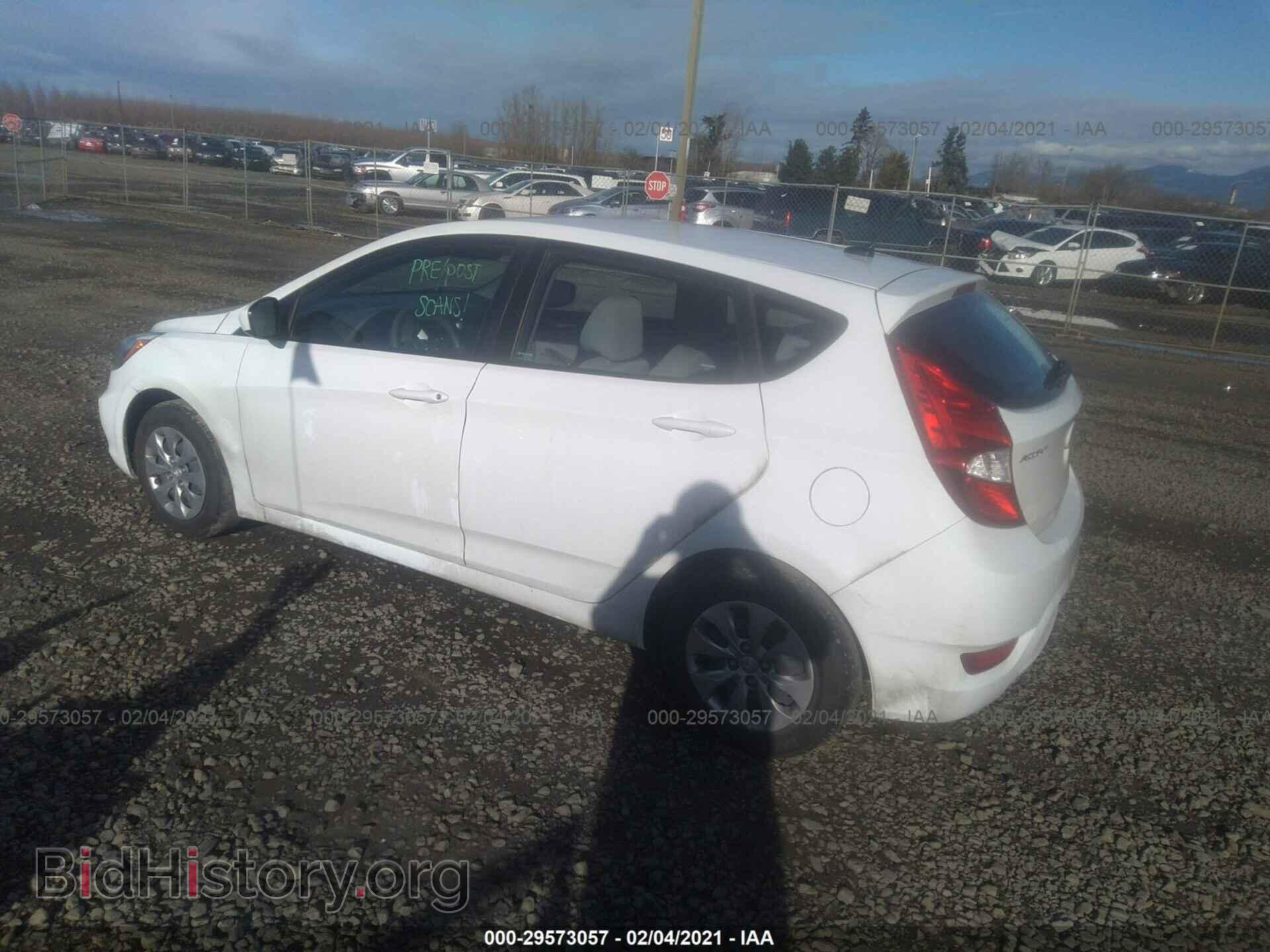 2017 HYUNDAI ACCENT - VIN: KMHCT5AE3HU344563 - Фото 3