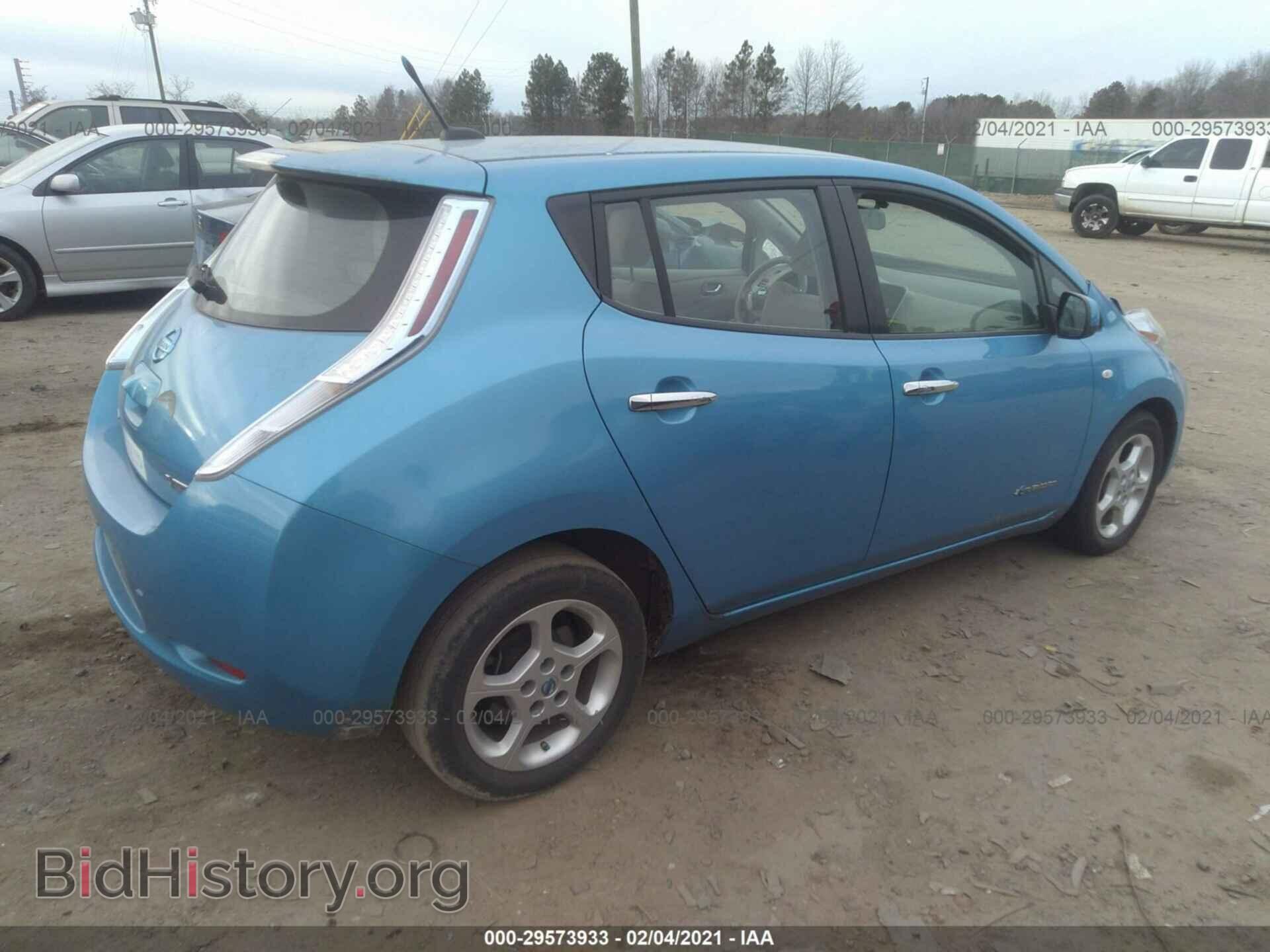 2012 NISSAN LEAF - VIN: JN1AZ0CP5CT015120 - Фото 4