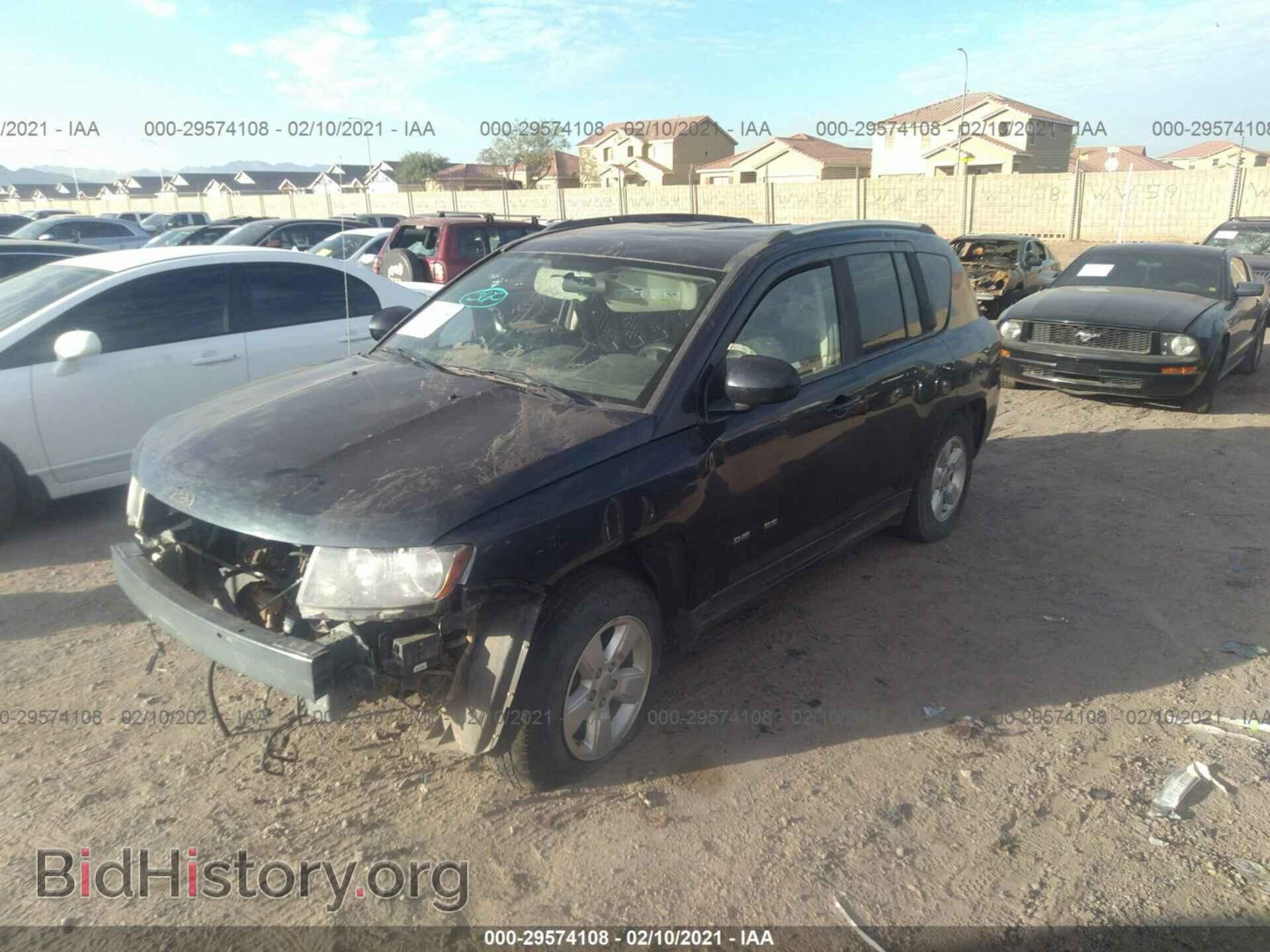 2014 JEEP COMPASS - VIN: 1C4NJCBA8ED801432 - Фото 2