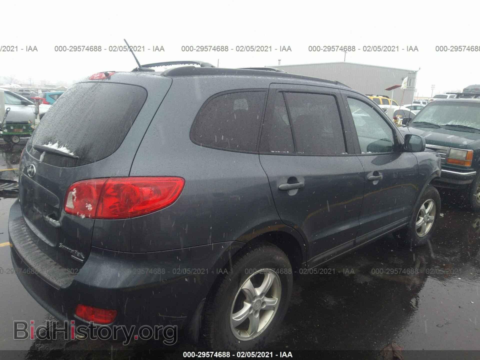 2008 HYUNDAI SANTA FE - VIN: 5NMSG73D98H213620 - Фото 4