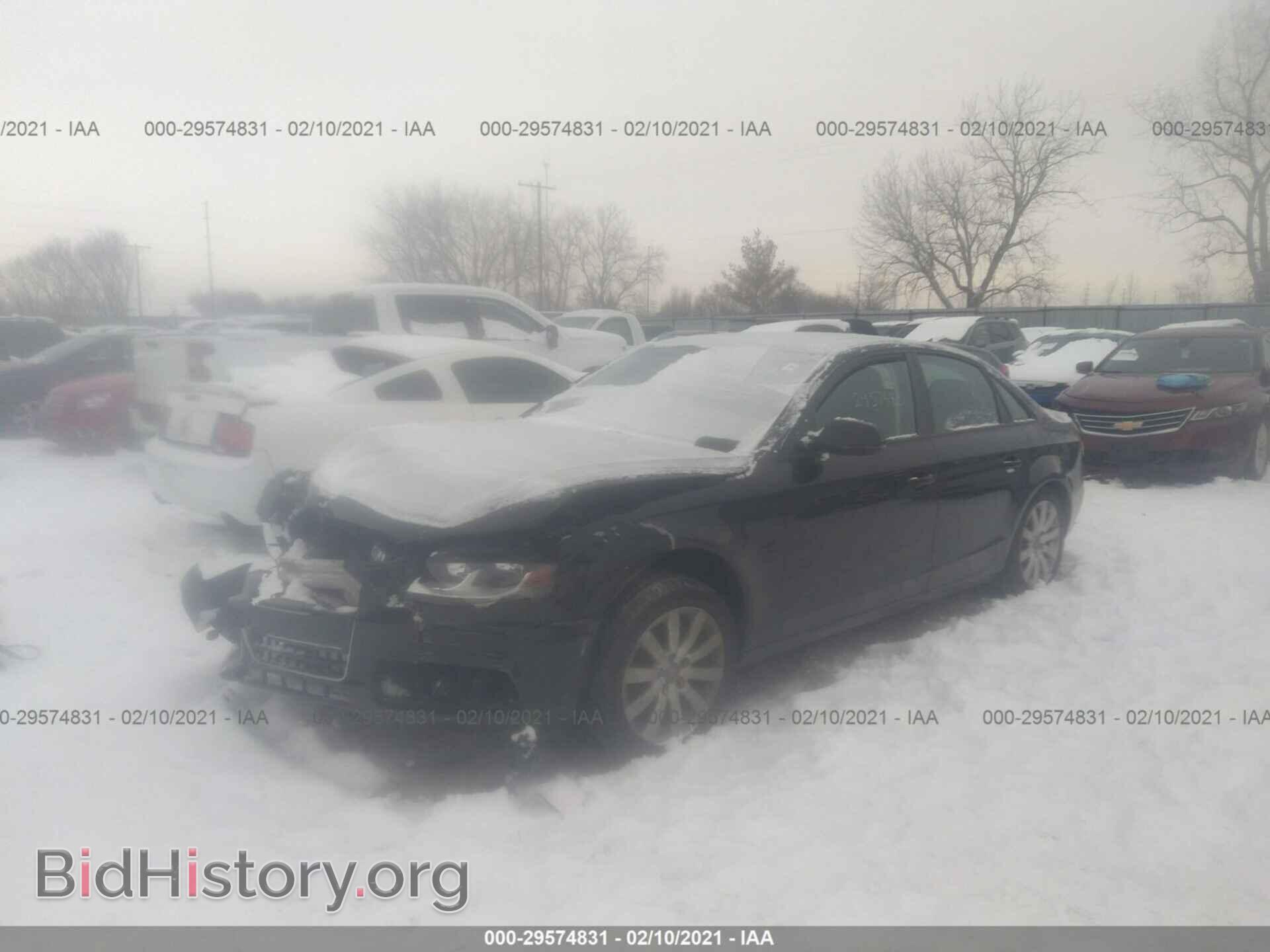 2012 AUDI A4 - VIN: WAUBFAFL2CN021158 - Фото 2