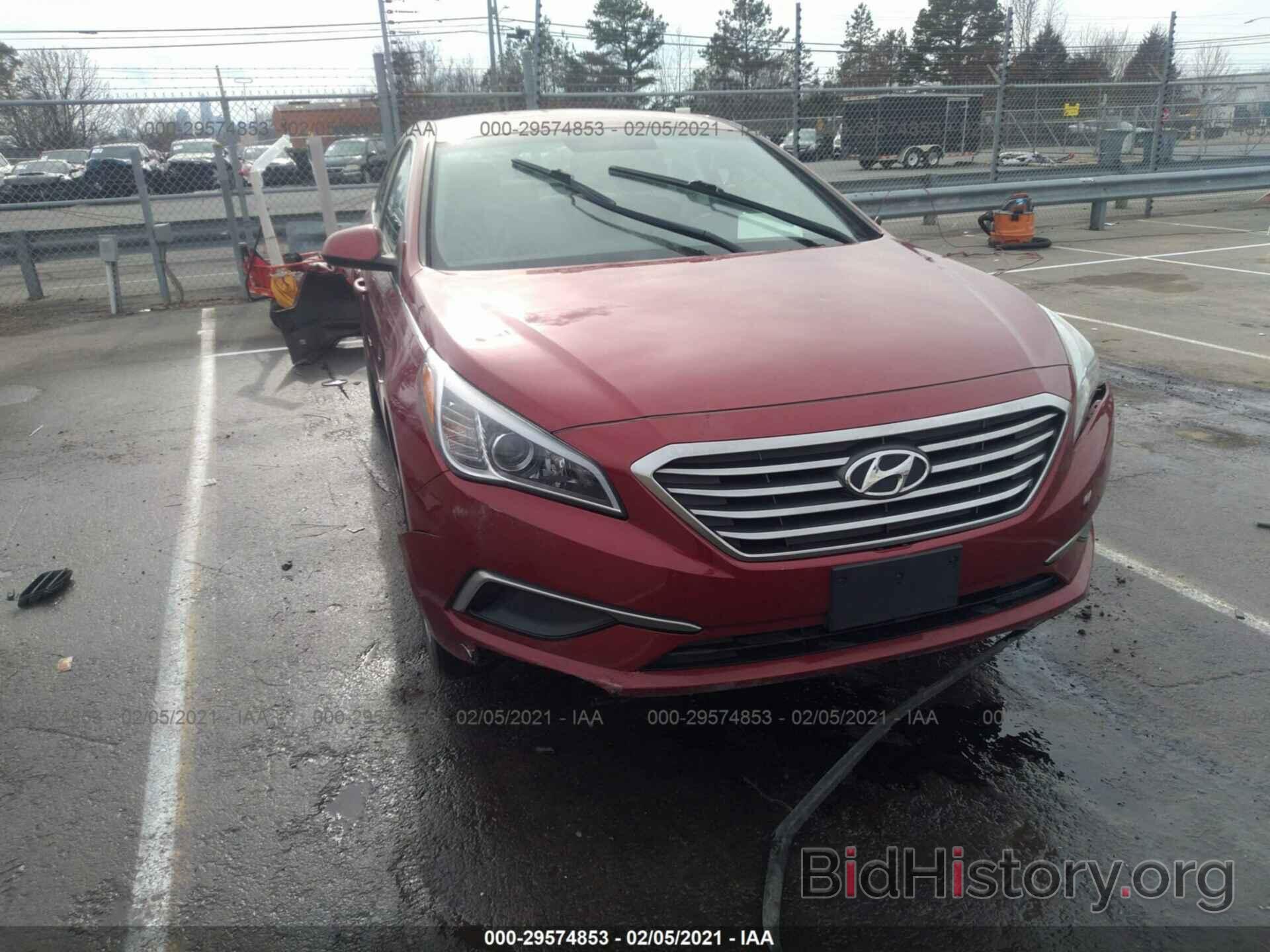 Фотография 5NPE24AF3GH376358 - HYUNDAI SONATA 2016