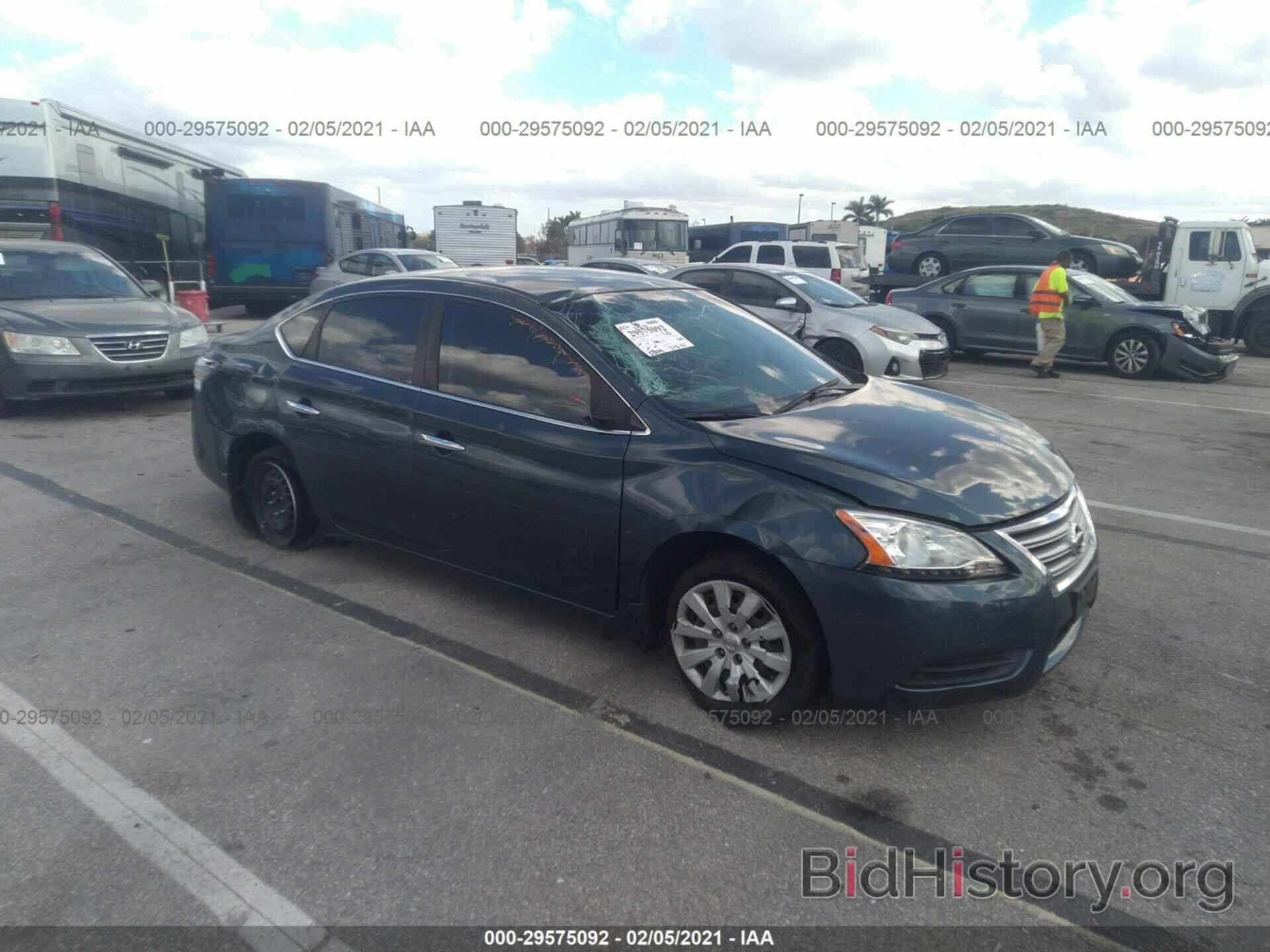 Photo 3N1AB7AP8EY301070 - NISSAN SENTRA 2014