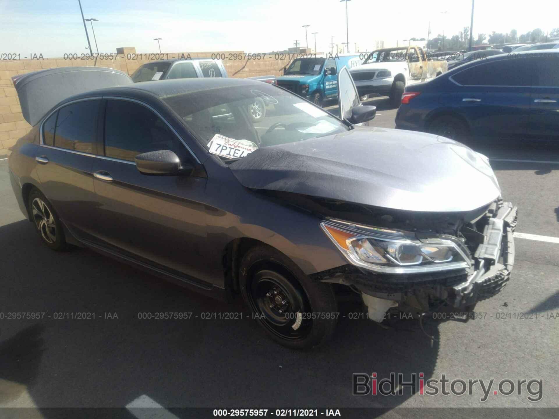 Photo 1HGCR2F54GA066185 - HONDA ACCORD SEDAN 2016