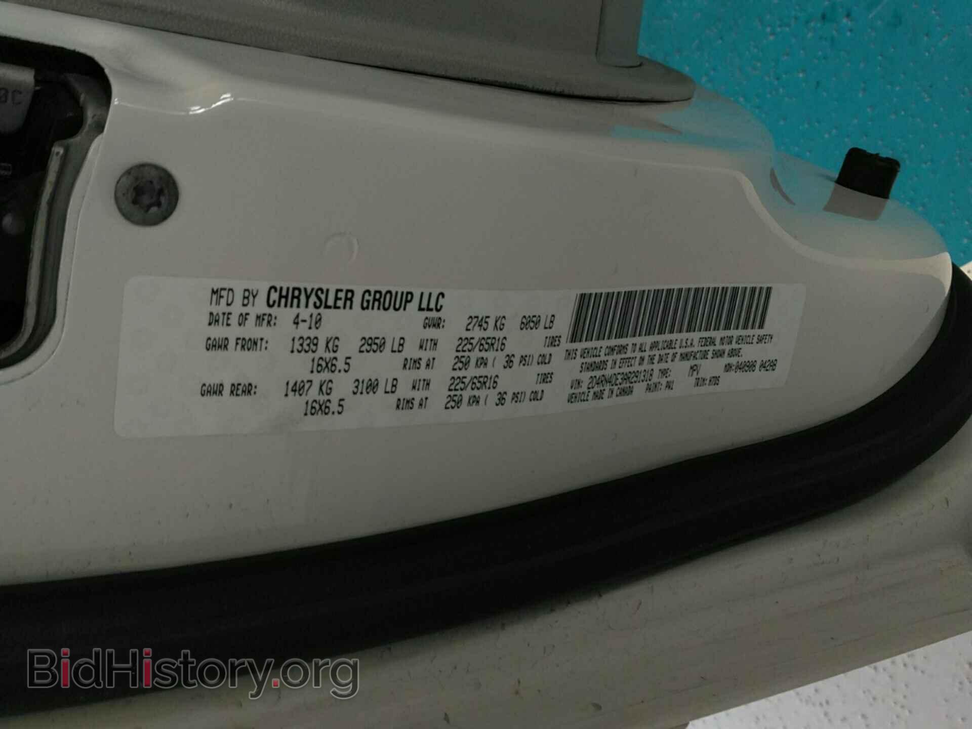 2010 DODGE GRAND CARAVAN - VIN: 2D4RN4DE3AR291318 - Фото 12