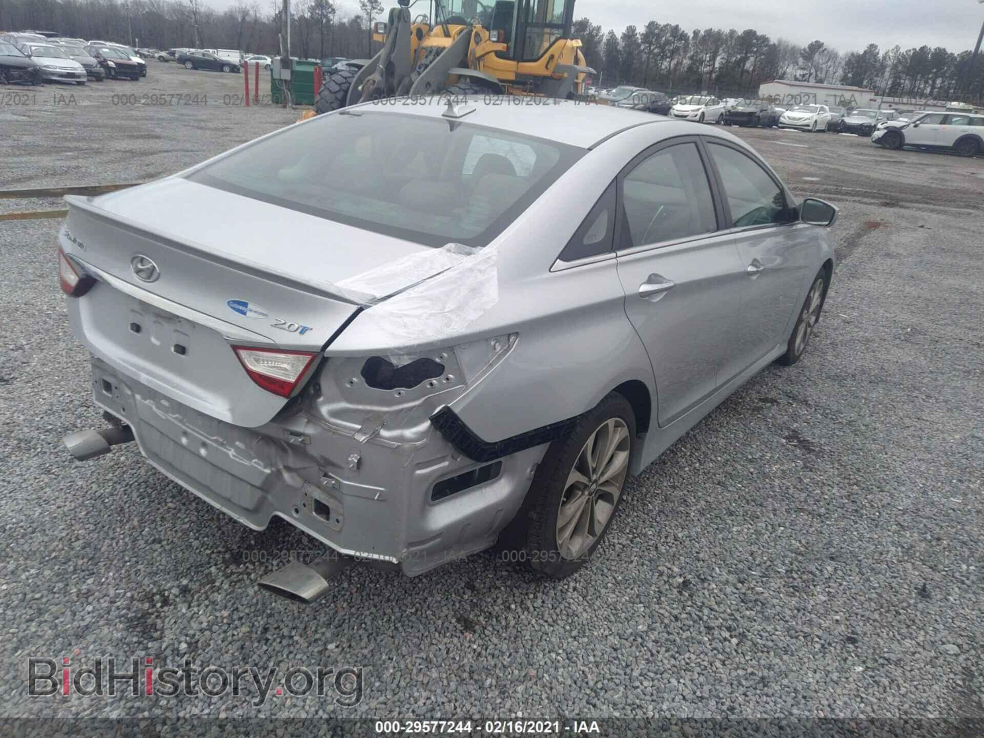 2014 HYUNDAI SONATA - VIN: 5NPEC4AB3EH903712 - Фото 4